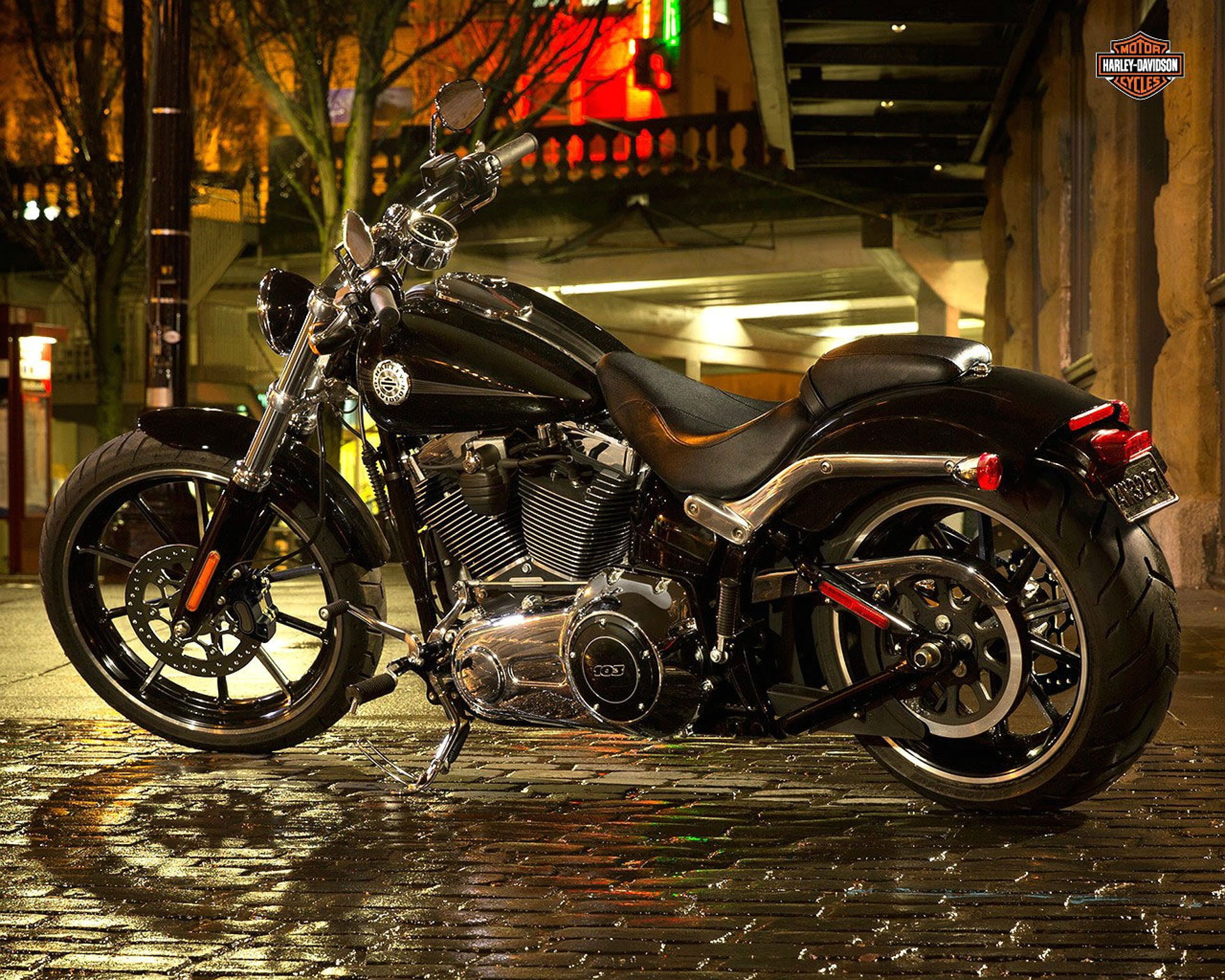 breakout, 1080P, fxsb, davidson, harley, 2015, HD Wallpaper