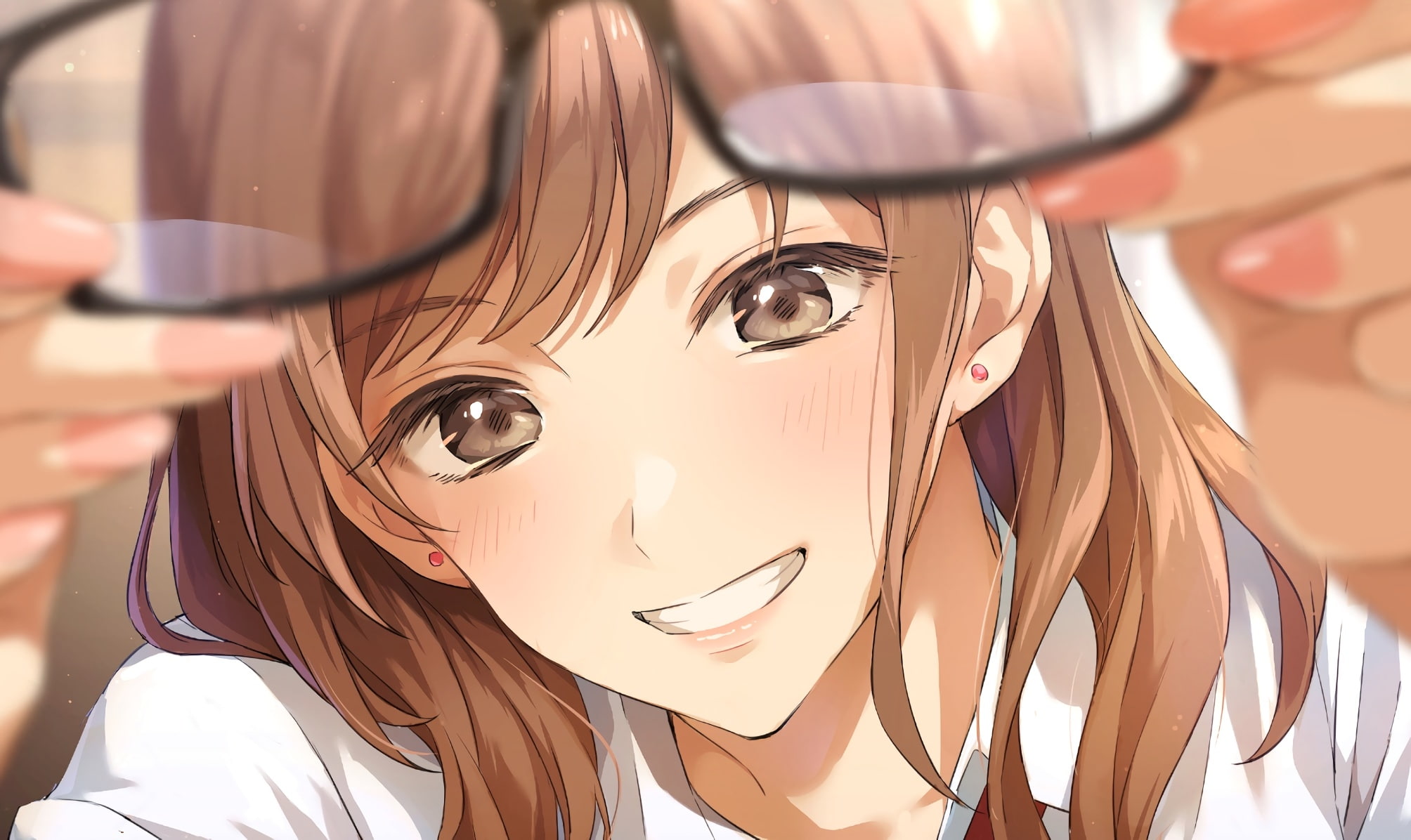 healthcare and medicine, lifestyles, real people, pretty face, adult, glasses, anime girl, women, beautiful woman, young adult, beauty, hairstyle, young women, HD Wallpaper