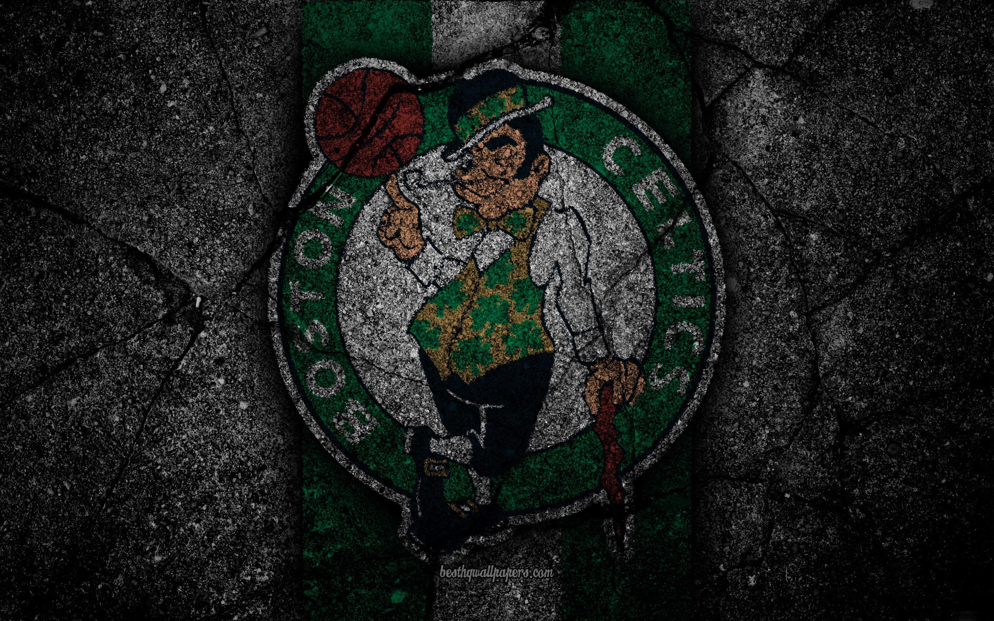 Boston Celtics, NBA, Basketball, Logo, 4K, HD Wallpaper