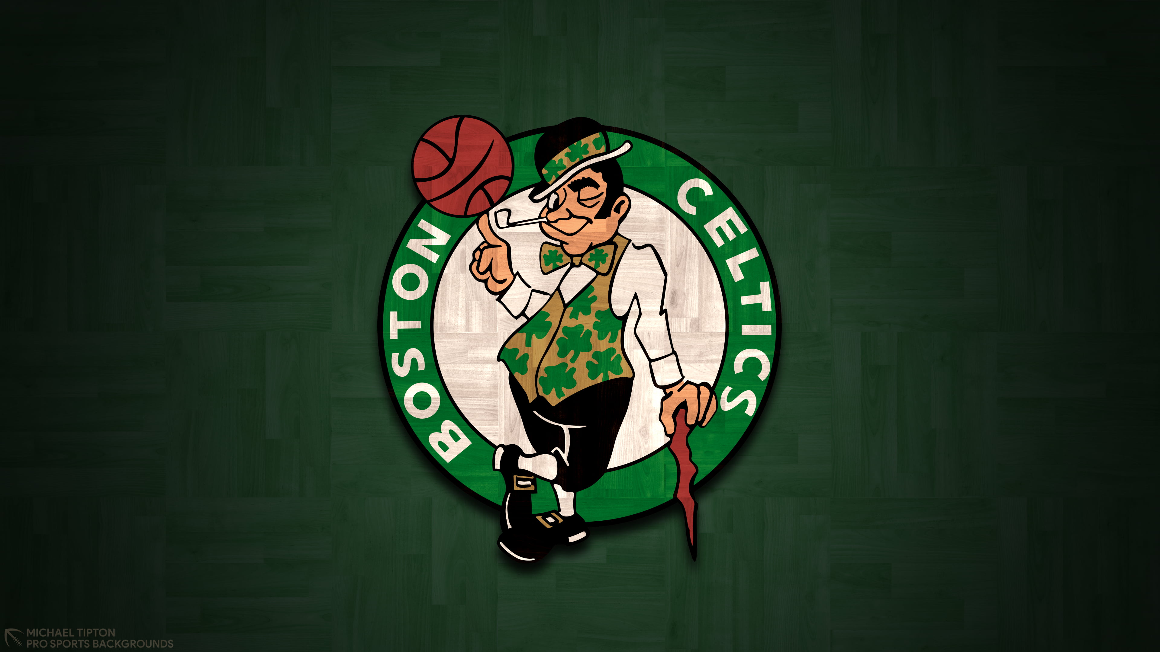 Basketball, 4K, NBA, Logo, Boston Celtics, HD Wallpaper