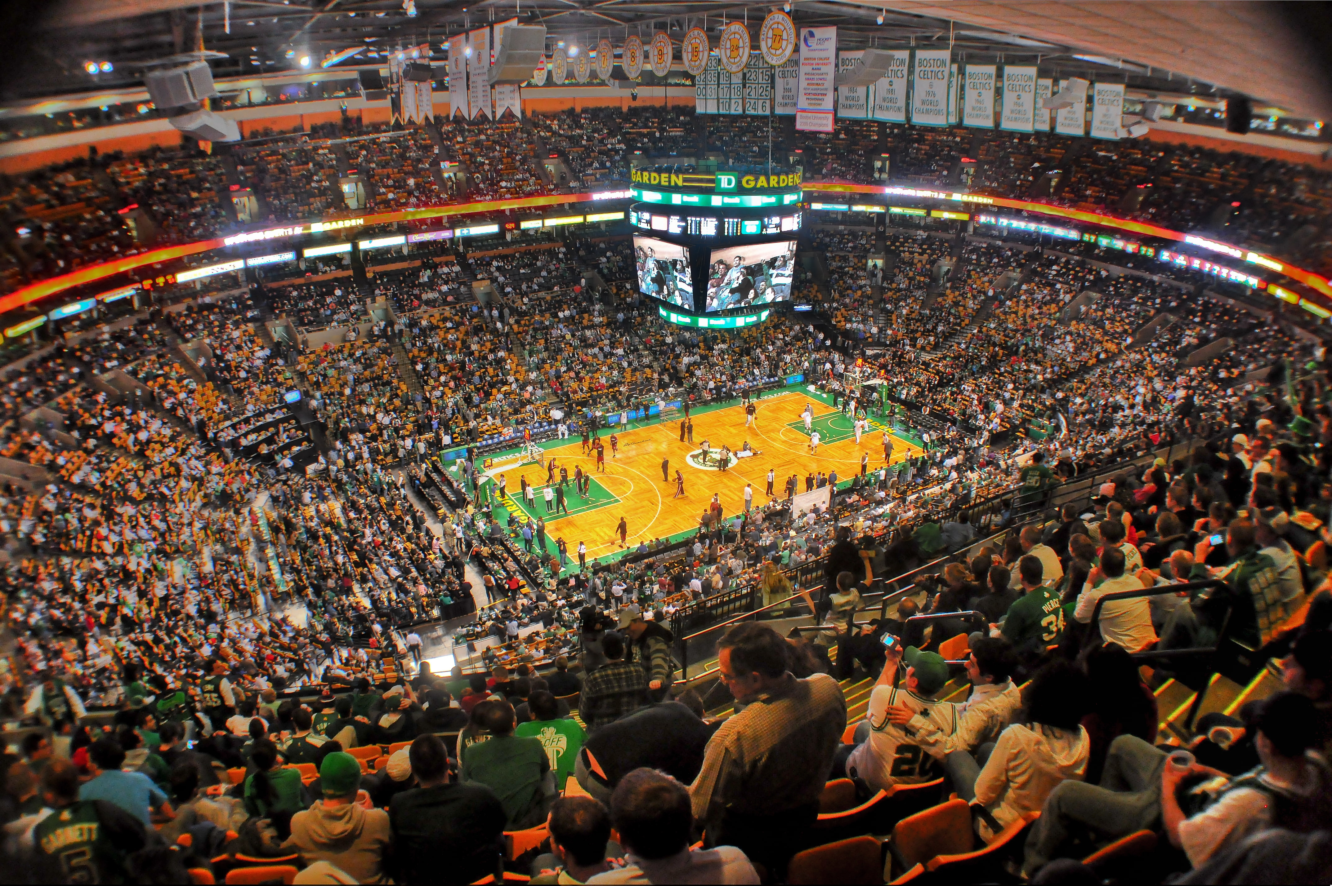 mixed age range, watching, celtics, illuminated, 4K, night, crowded, stadium, group of people, high angle view, crowd, architecture, leisure activity, HD Wallpaper