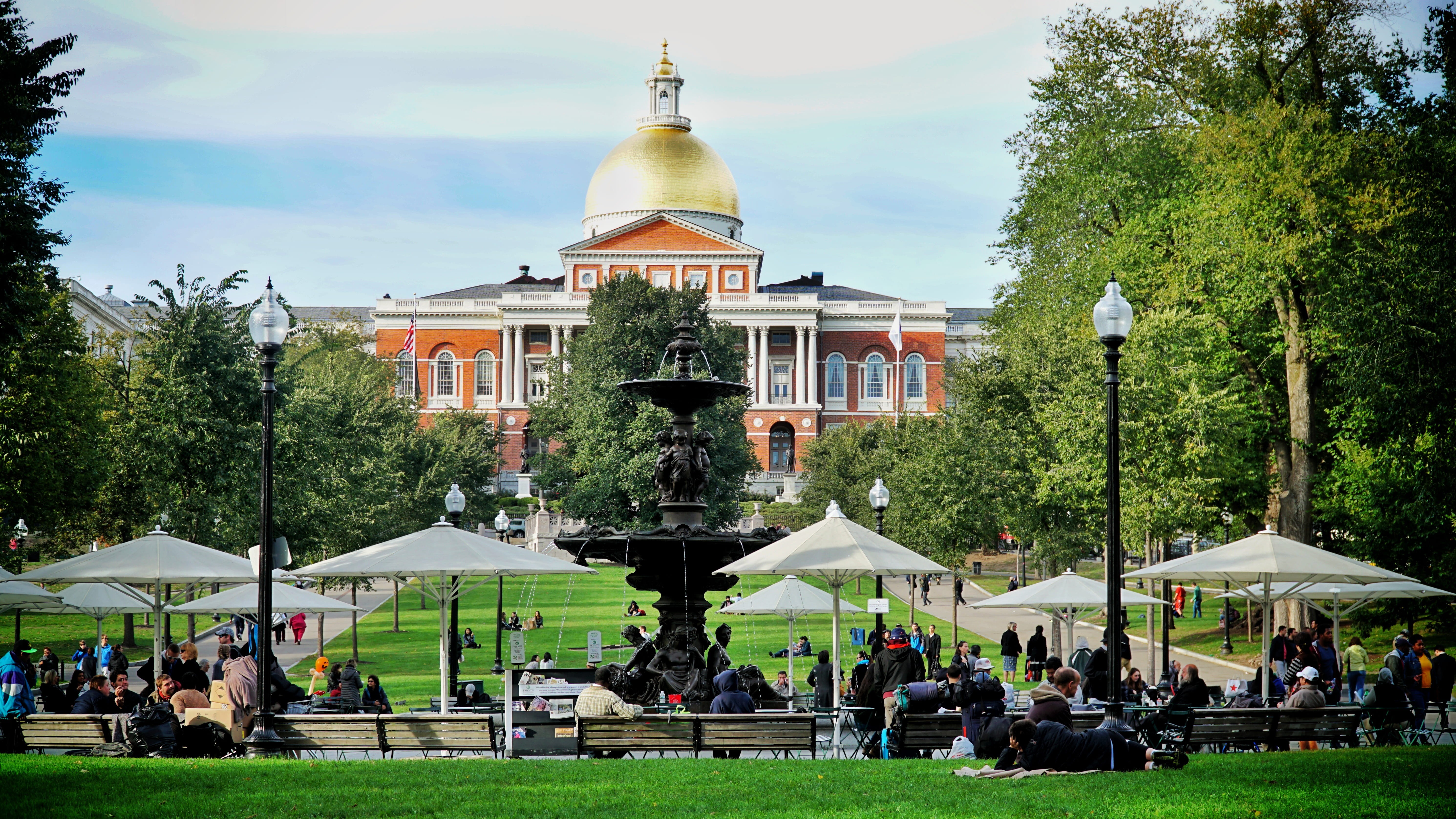 real people, architecture, group of people, outdoors, large group of people, spirituality, place of worship, day, crowd, boston, building, united states, HD Wallpaper