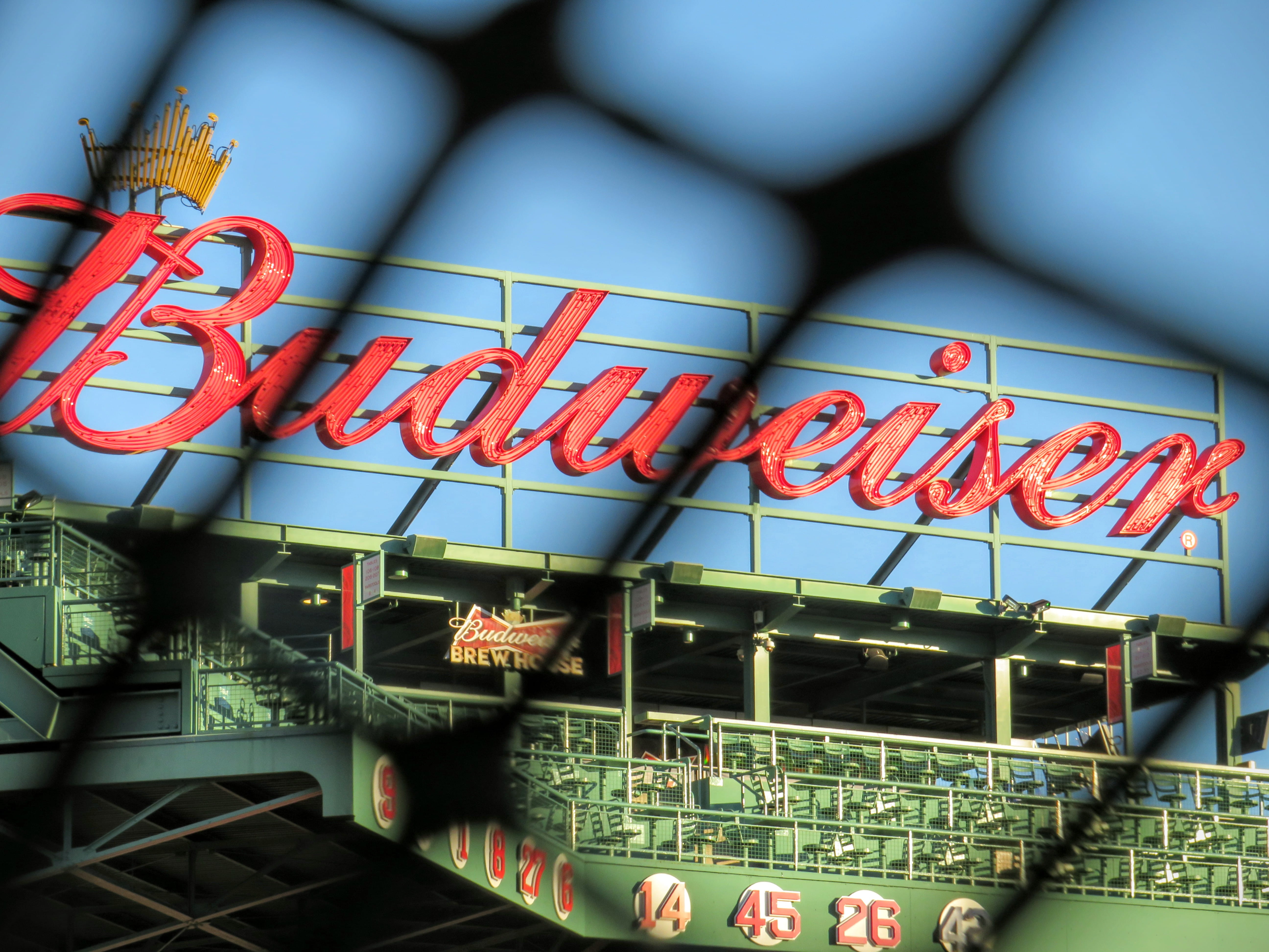 outdoors, red sox, built structure, sport, sox, nature, adult, united states, script, stadium, real people, fenway park, communication, seats, representation, HD Wallpaper