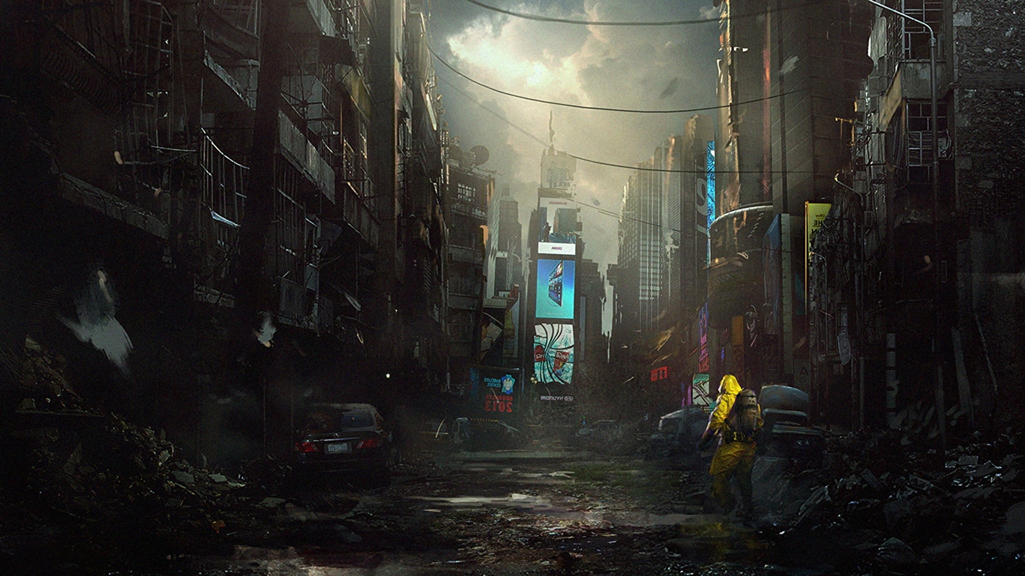 romantically, apocalyptic, mask, futuristic, comic, technics, gasmask, science, scary, fiction, sci-fi, 1080P, gas, creepy, horror, dark, HD Wallpaper