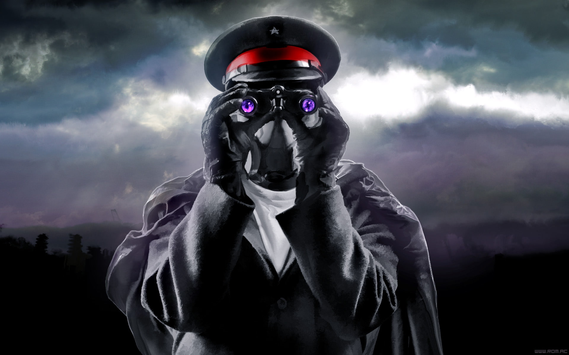 gas, scary, romantically, sci-fi, gasmask, horror, technics, comic, 1080P, apocalyptic, creepy, dark, mask, futuristic, fiction, science, HD Wallpaper