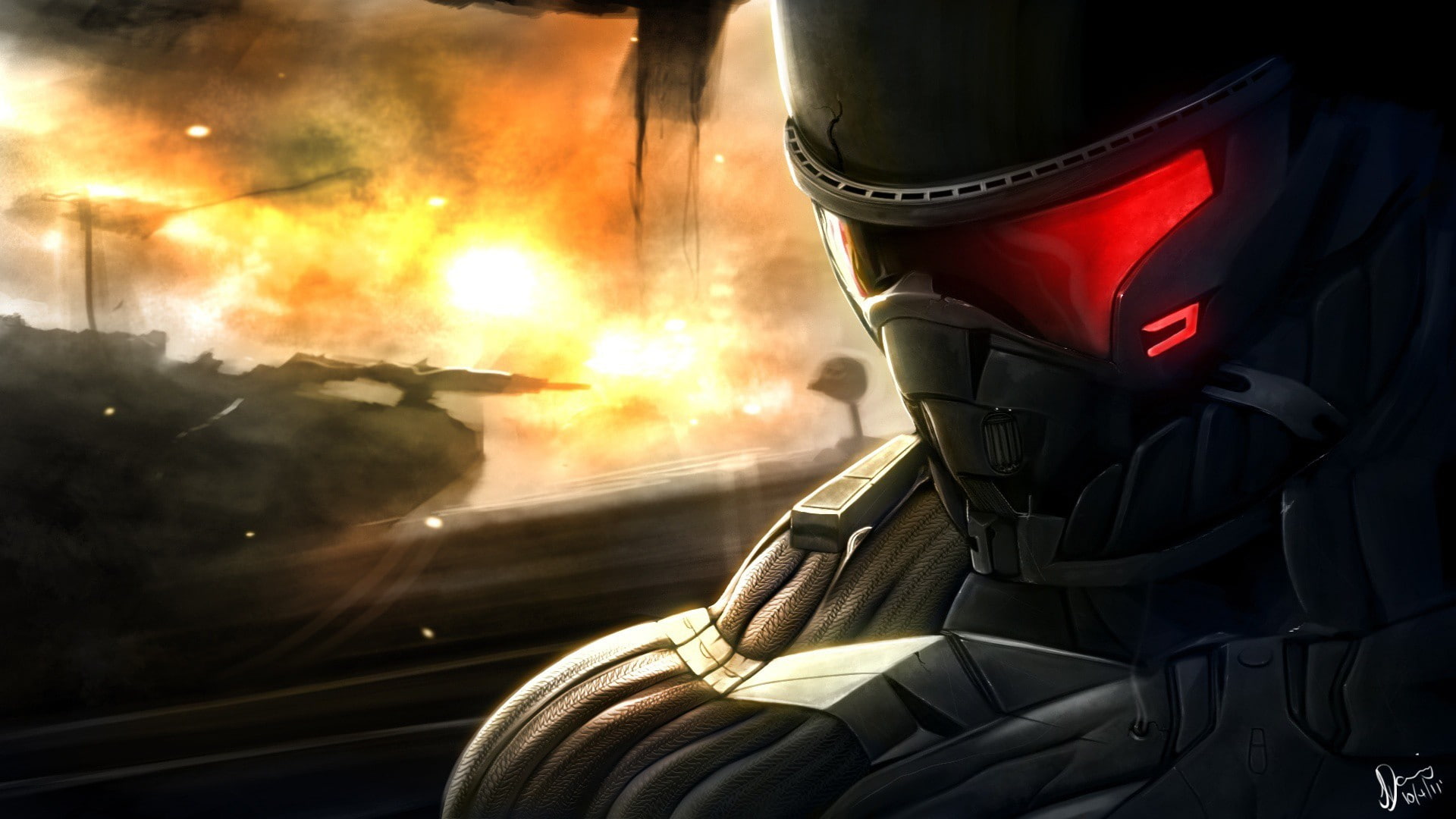 video, hd, Landscapes, Crysis, d, abstract, technology, x, art, games, 1080P, HD Wallpaper