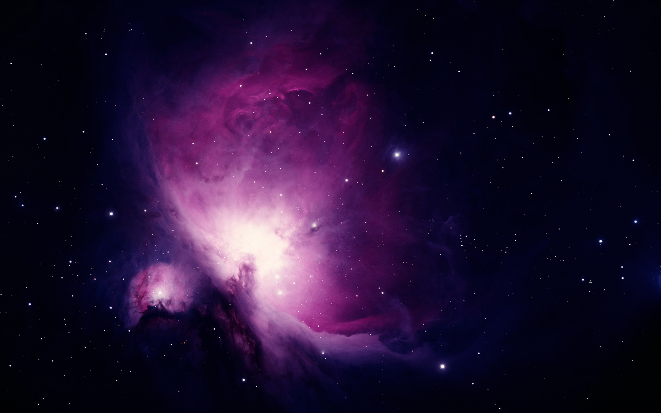Purple, 2K, Orion Nebula, HD Wallpaper