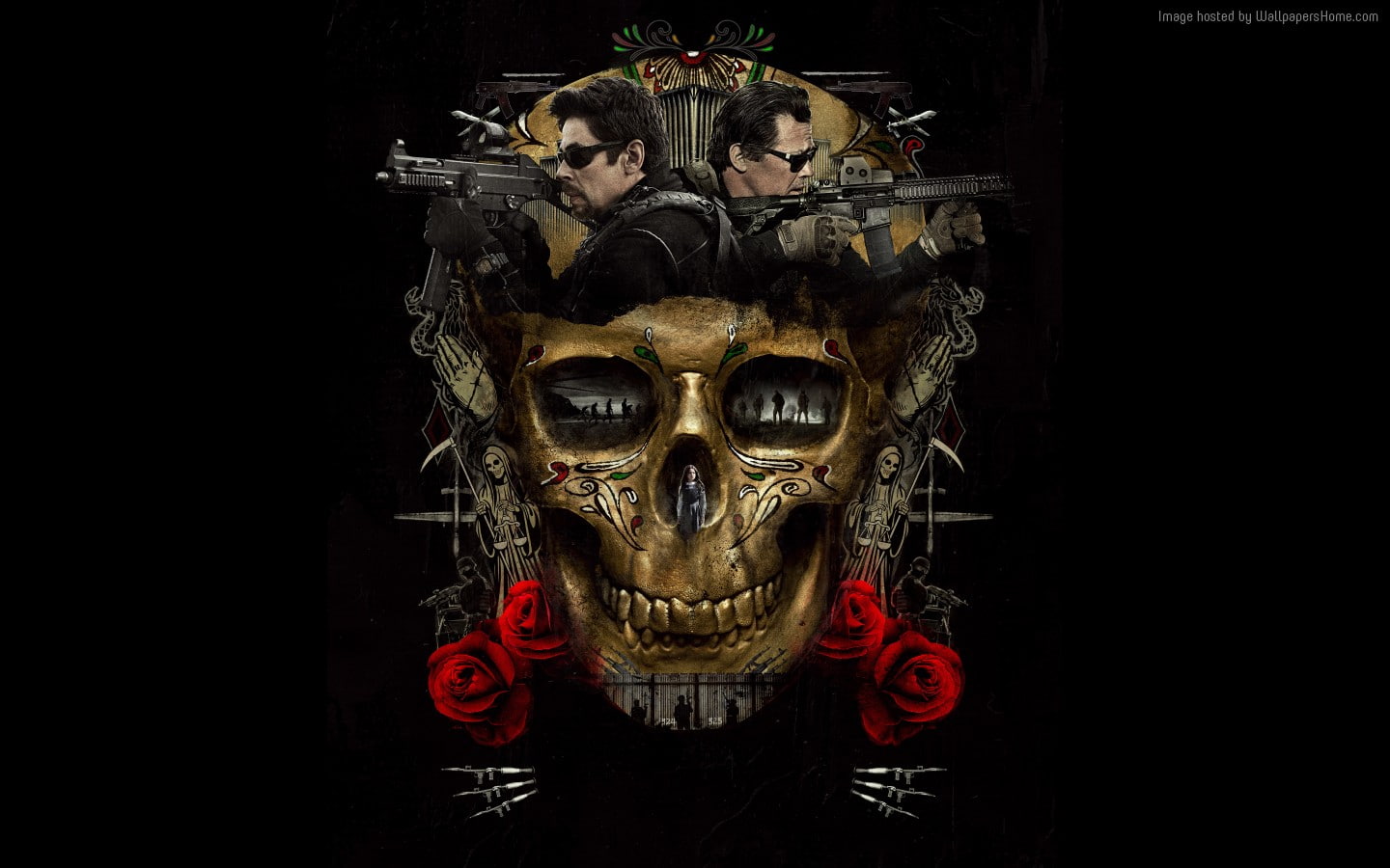 720P, 8k, Benicio Del Toro, Josh Brolin, Sicario: Day Of The Soldado, HD Wallpaper