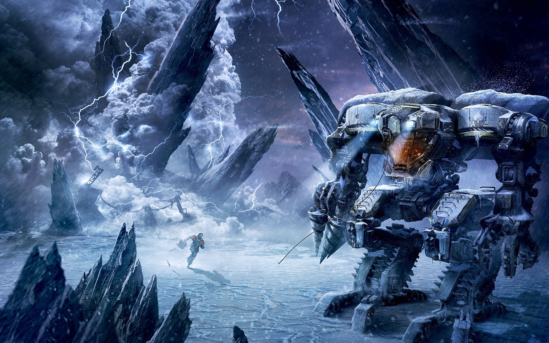 1080P, Lost, screen, Planet, space, animated, HD, fighting, HD Wallpaper