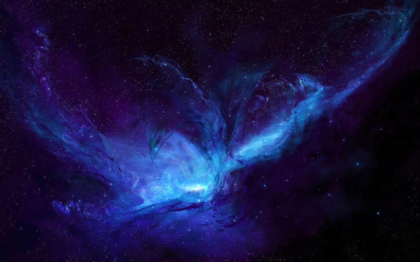 space, space art, 720P, JoeyJazz, stars, HD Wallpaper