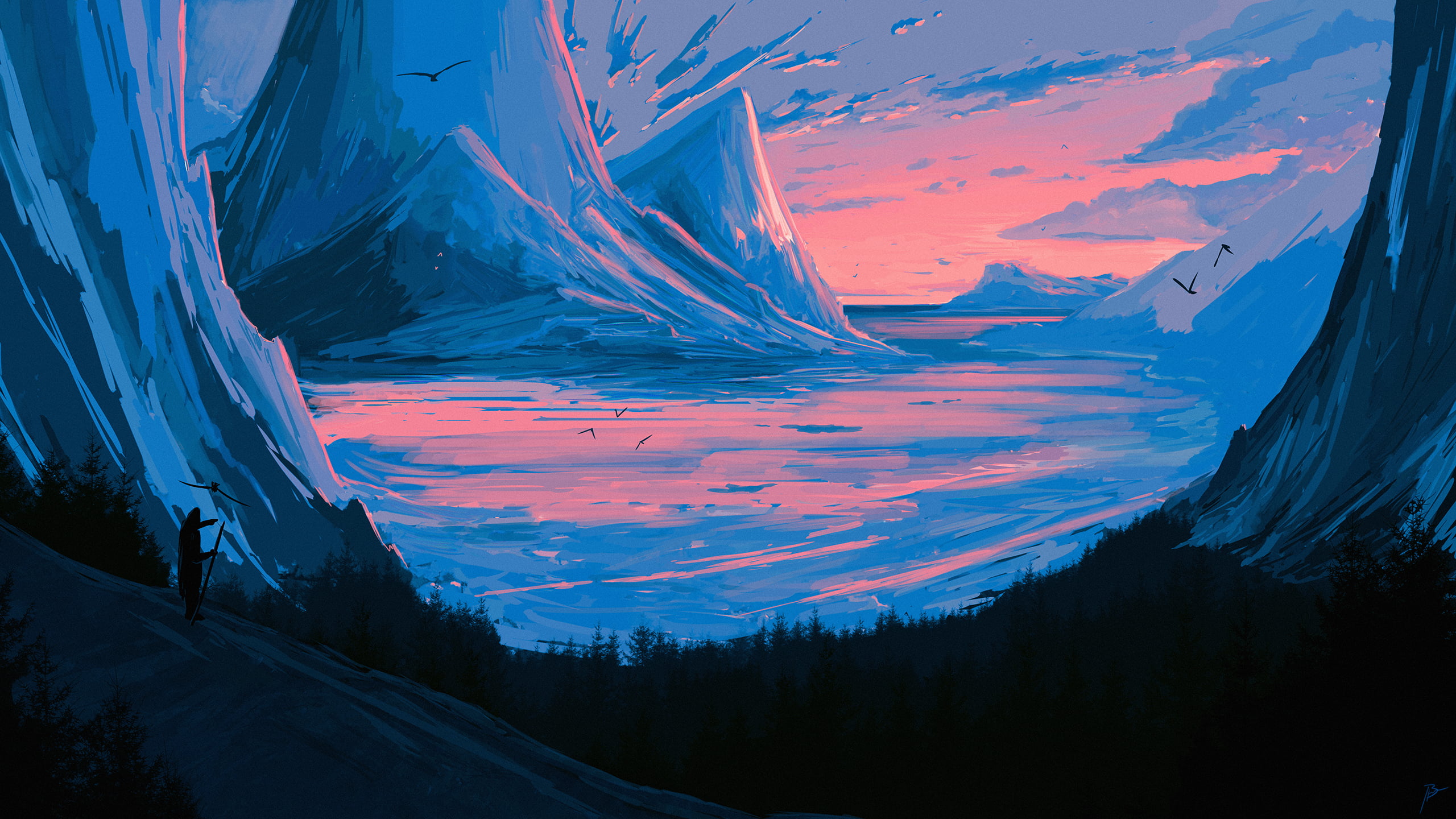 winter, nature, 2K, JoeyJazz, HD Wallpaper