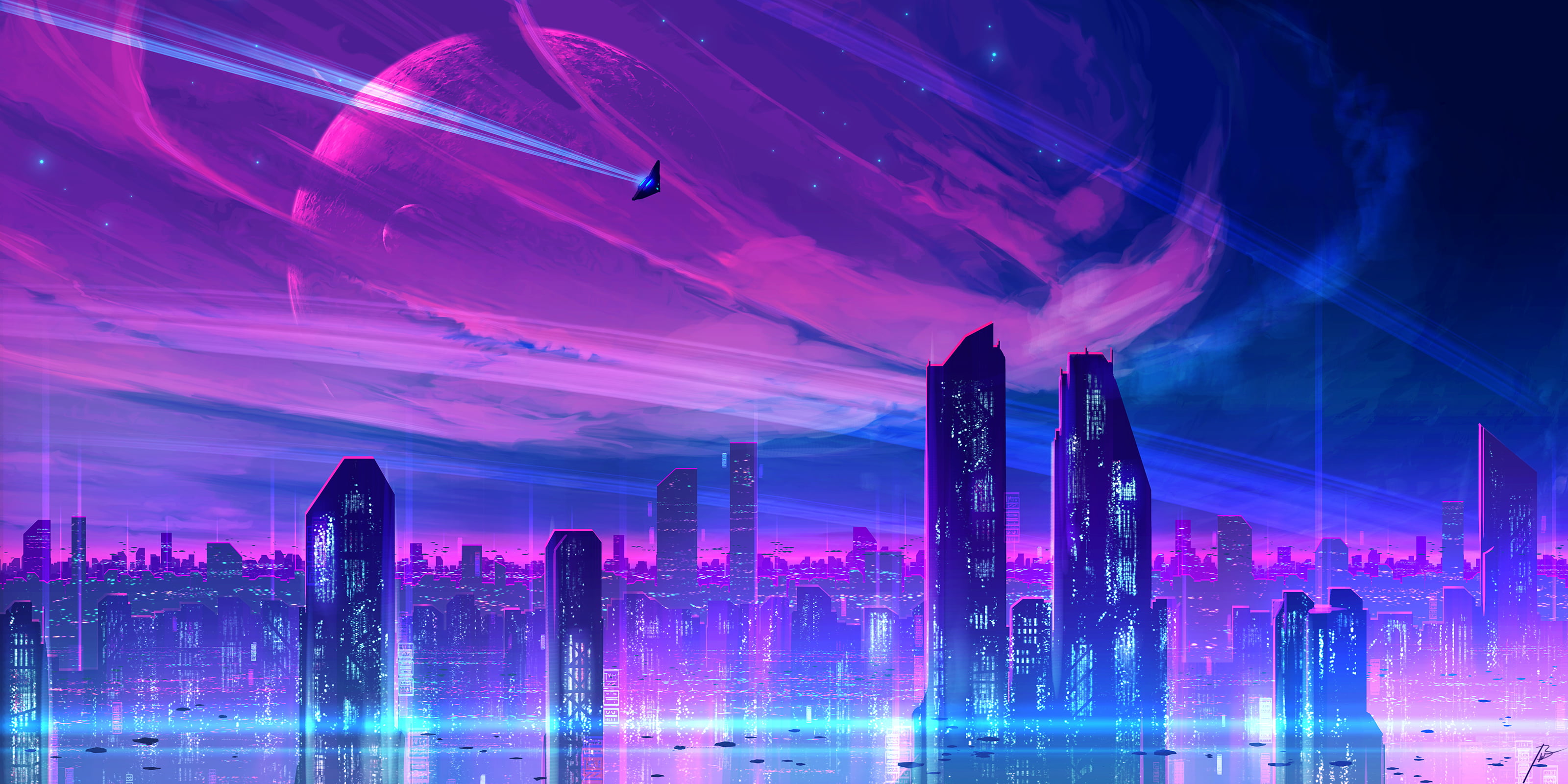 2K, futuristic, science fiction, JoeyJazz, HD Wallpaper