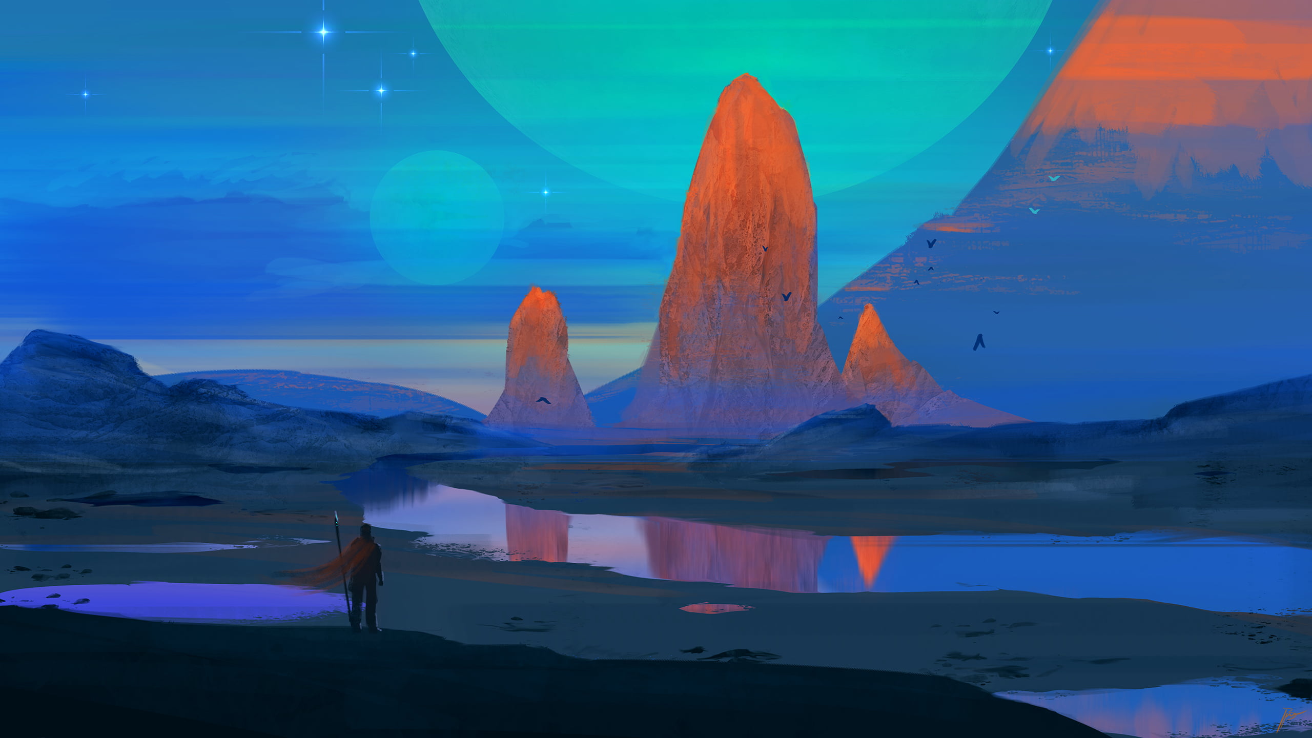 JoeyJazz, 2K, science fiction, digital art, HD Wallpaper