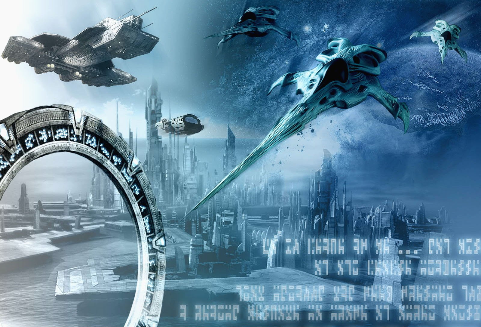 sci fi, atlantis, action, adventure, stargate, 720P, series, drama, television, HD Wallpaper