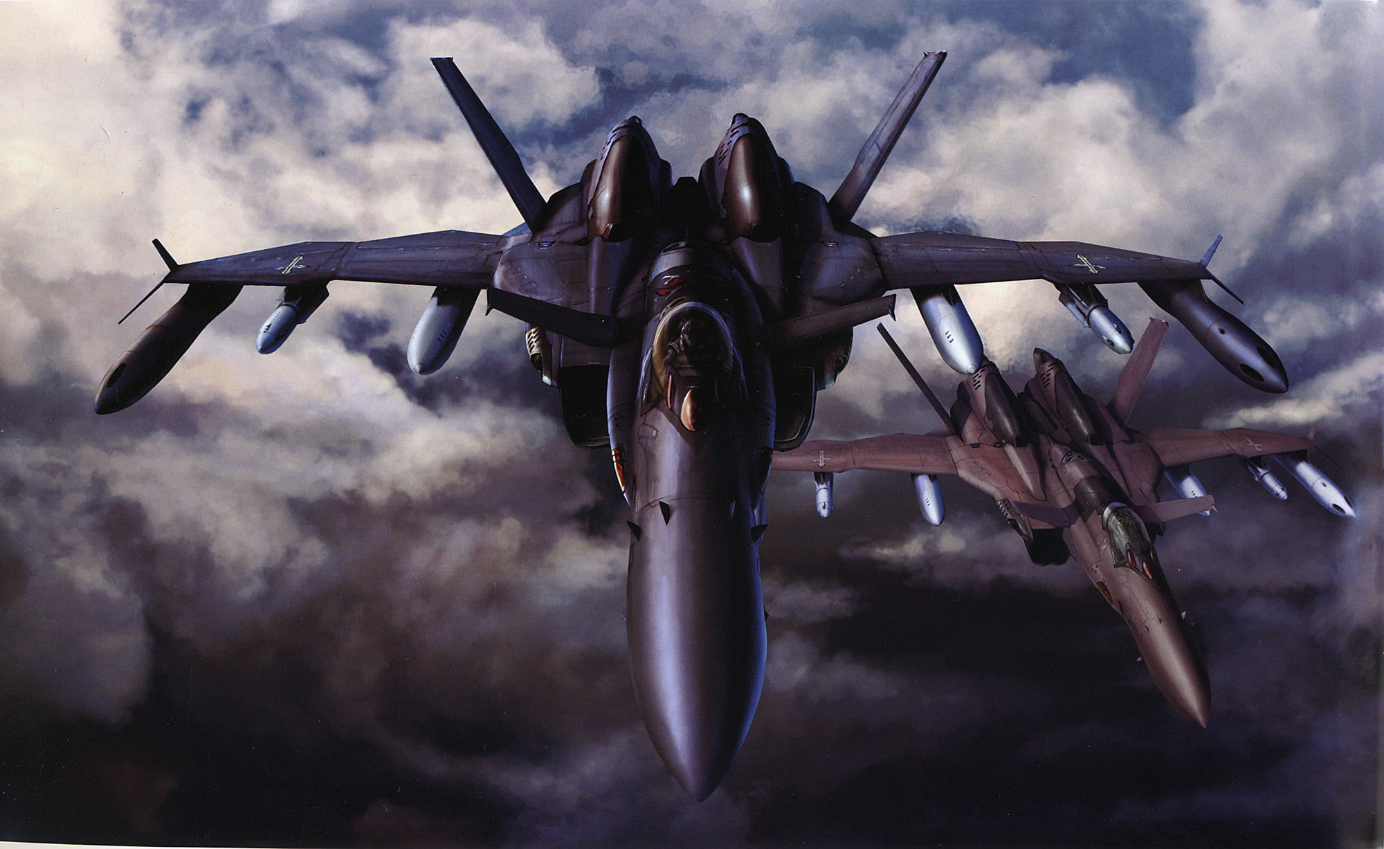 day, no people, robotech, low angle view, cloud - sky, close-up, airplane, sky, vehicles, outdoors, weapon, representation, 1080P, religion, security, HD Wallpaper