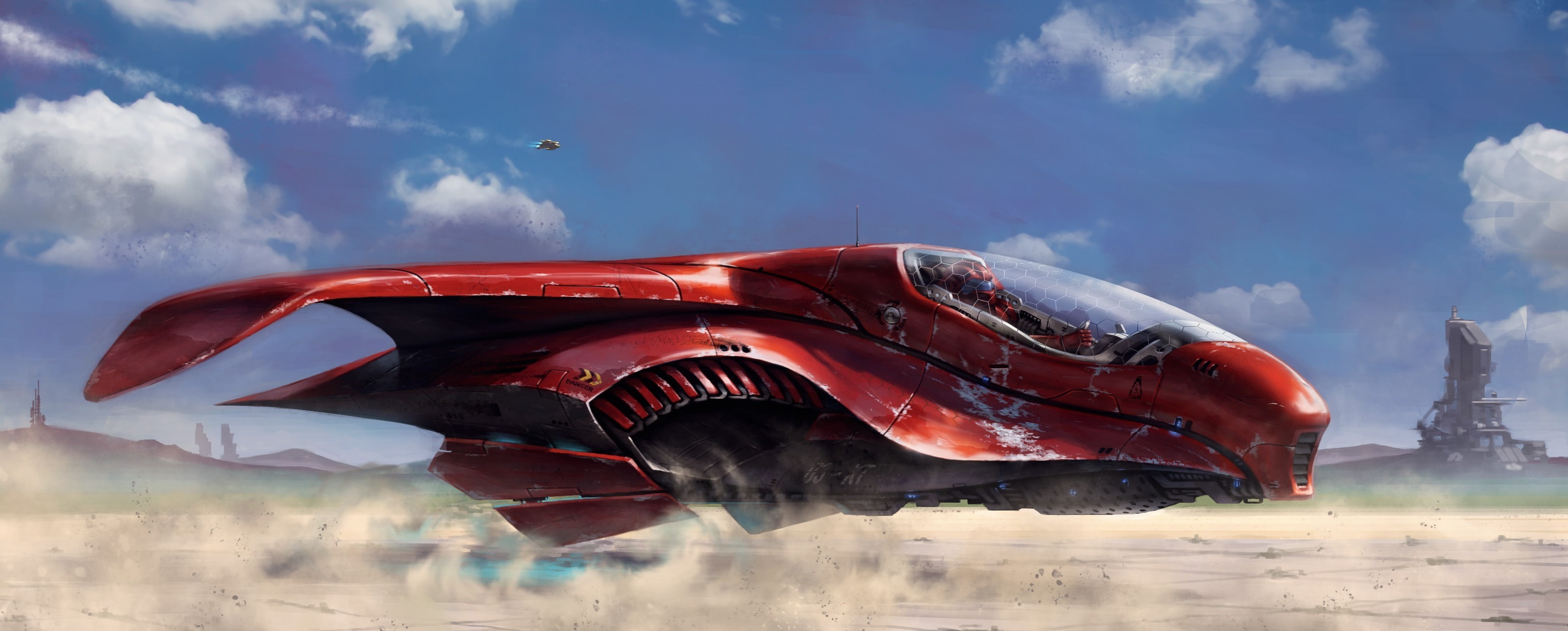 science, 2K, landing, science fiction, aircraft, fiction, HD Wallpaper