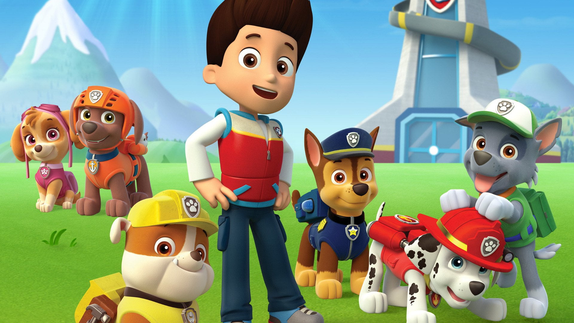 creativity, plastic, doll, art and craft, 1080P, Cartoon, Paw Patrol, group of objects, human representation, representation, smiling, choice, collection, HD Wallpaper
