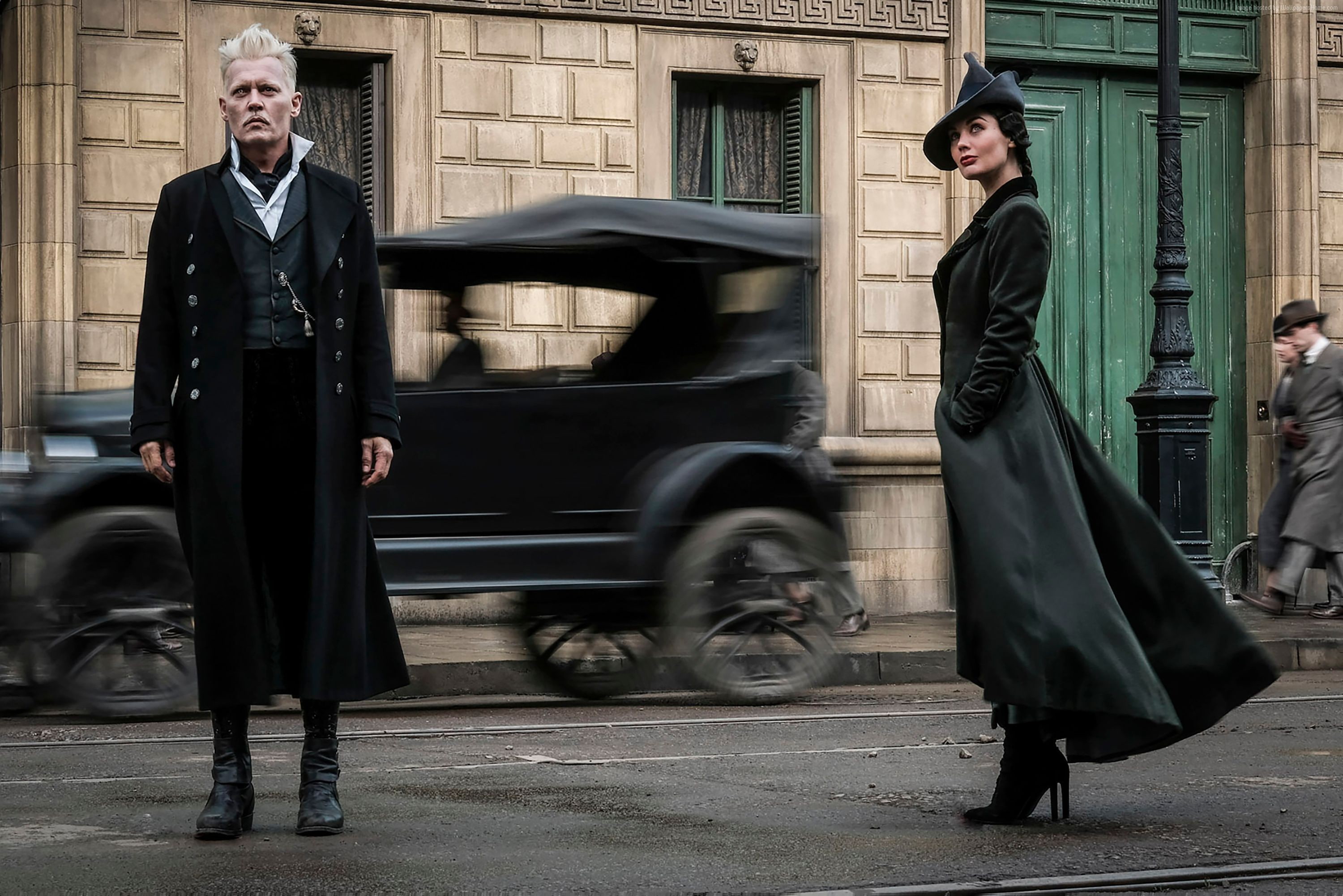 Fantastic Beasts: The Crimes of Grindelwald, 4K, Johnny Depp, 2K, Poppy Corby-Tuech, HD Wallpaper