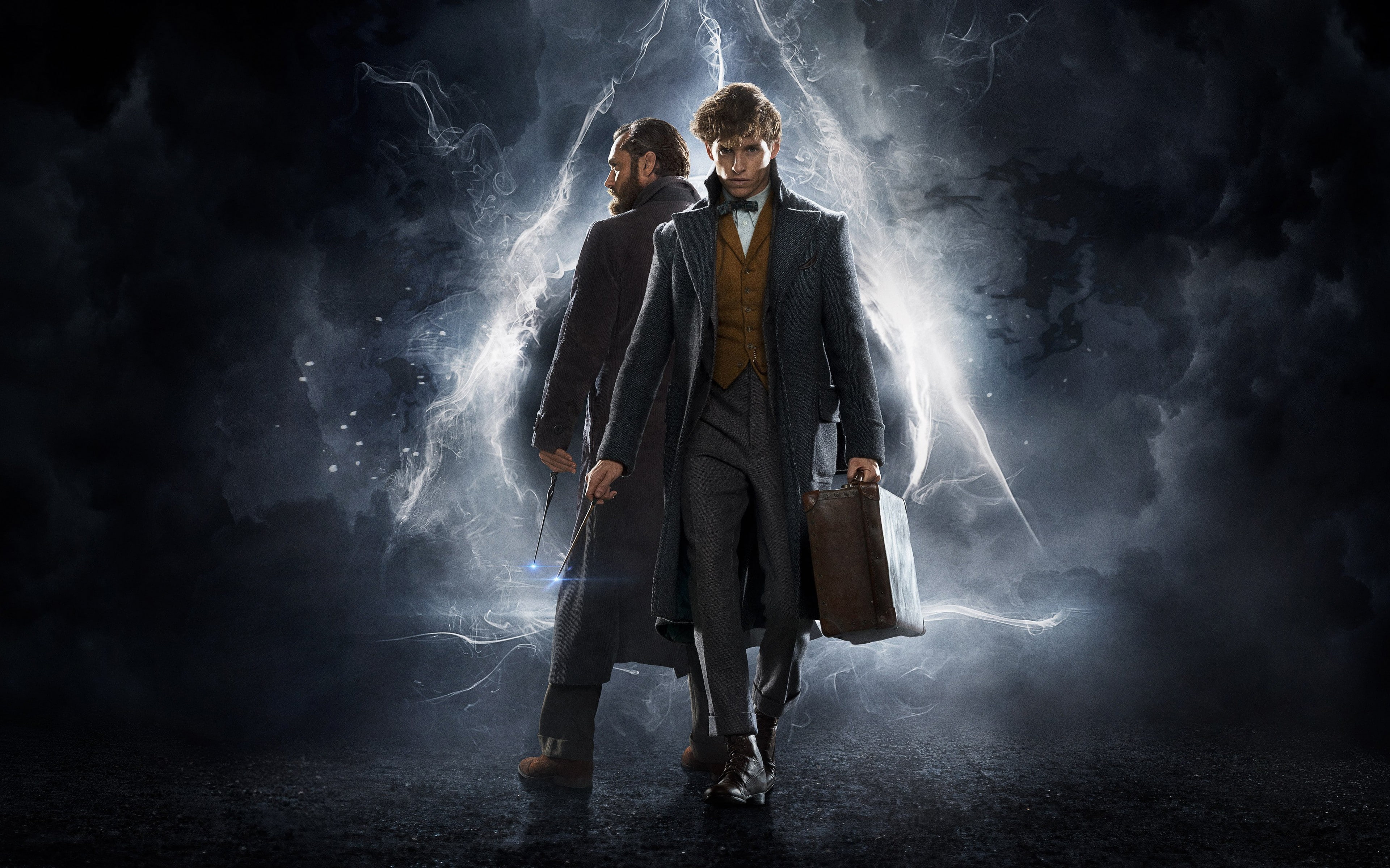 movie, 4k, Fantastic Beasts: The Crimes of Grindelwald, poster, Jude Law, beast, find, 4K, Eddie Redmayne, HD Wallpaper