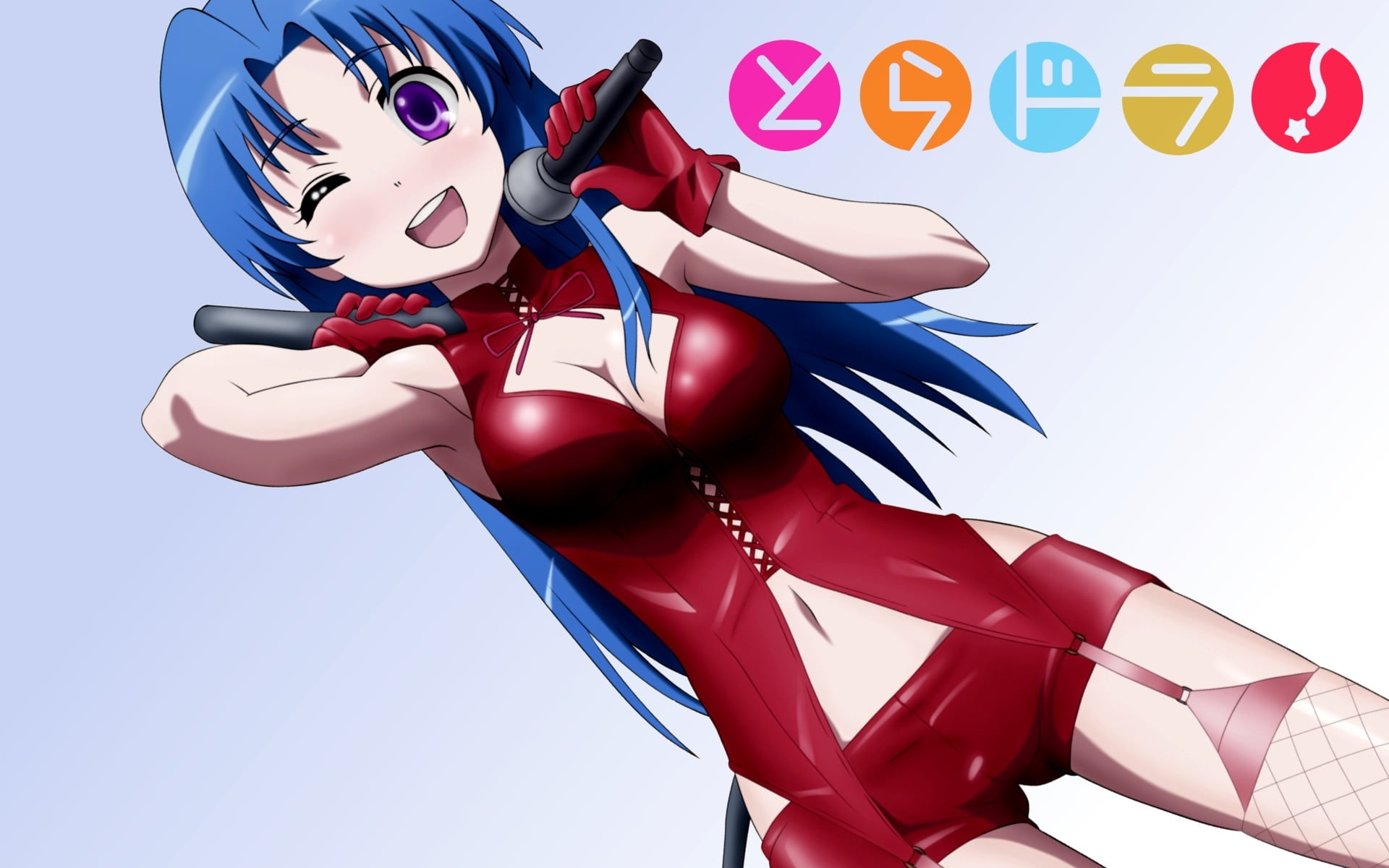 red, no people, human representation, violet eyes, art and craft, sunlight, day, balloon, anime girls, anime, multi colored, creativity, white background, HD Wallpaper
