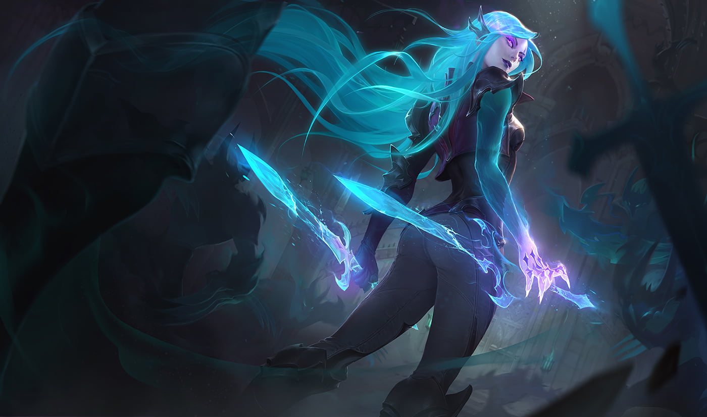 light trail, Izaskun, smoke - physical structure, cyan, artwork, night, adult, people, light - natural phenomenon, lifestyles, neon, League of Legends, HD Wallpaper