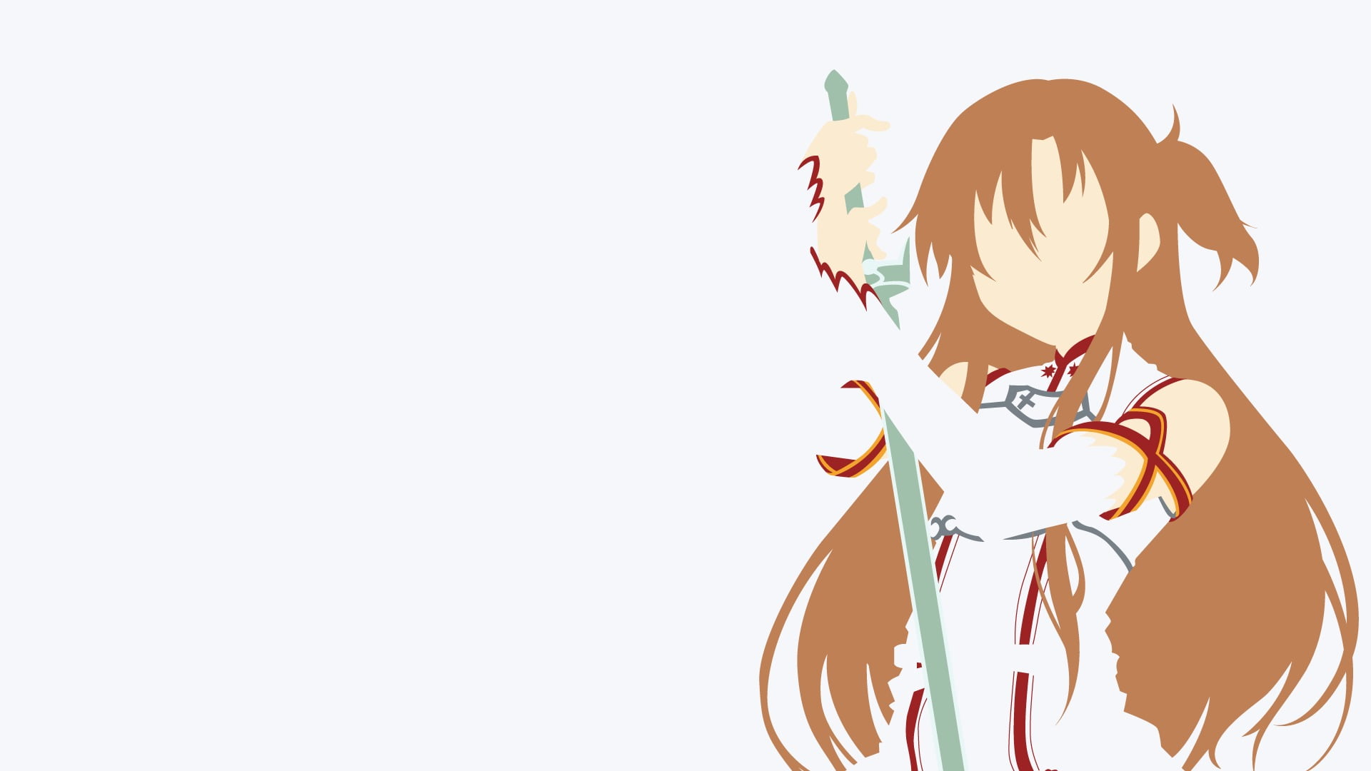 female, copy space, floral pattern, art and craft, pattern, Yuuki Asuna, cut out, branch, indoors, no people, close-up, haired, creativity, character, sky, HD Wallpaper