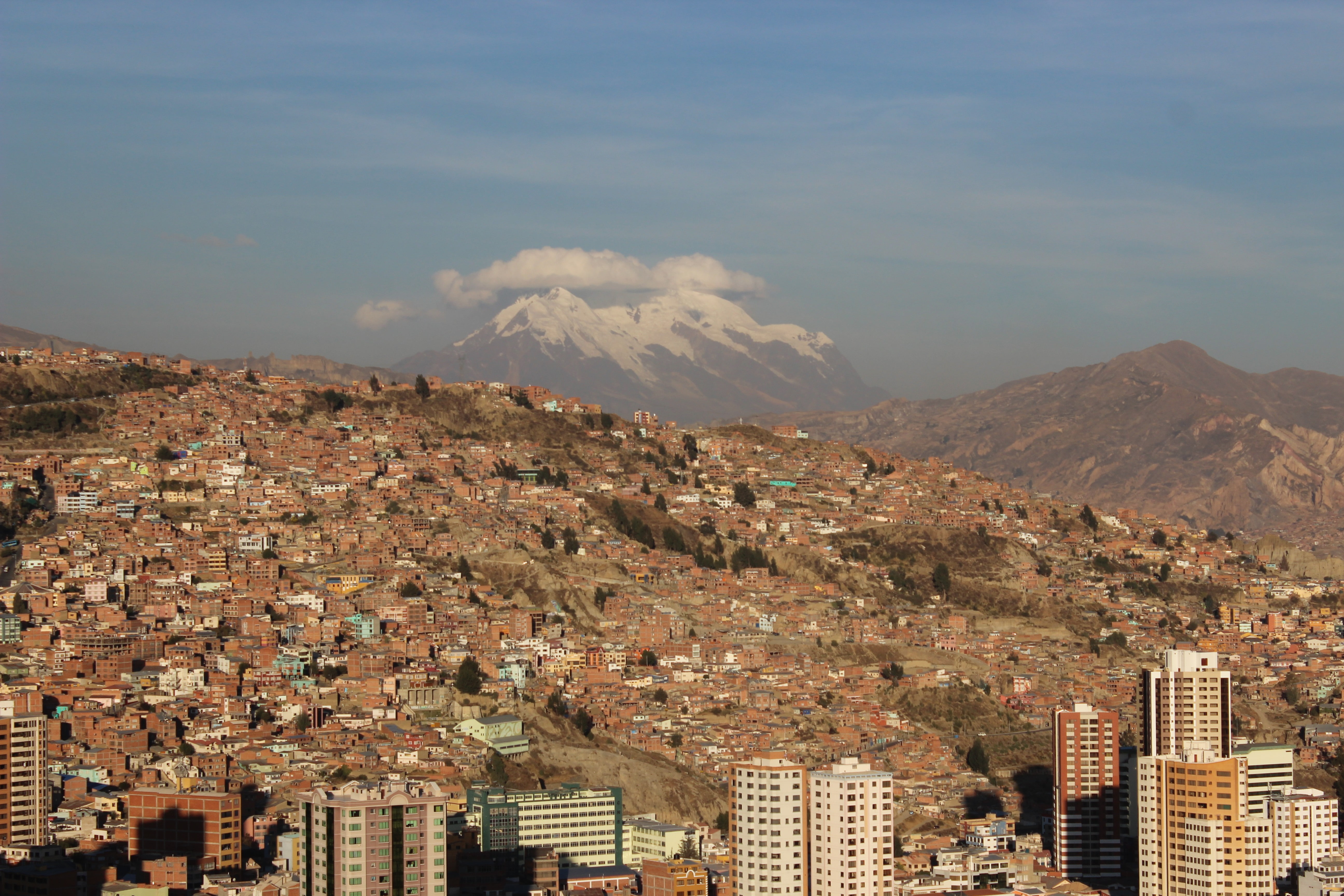 city, La paz, mountains, 5K, cityscape, Bolivia, HD Wallpaper