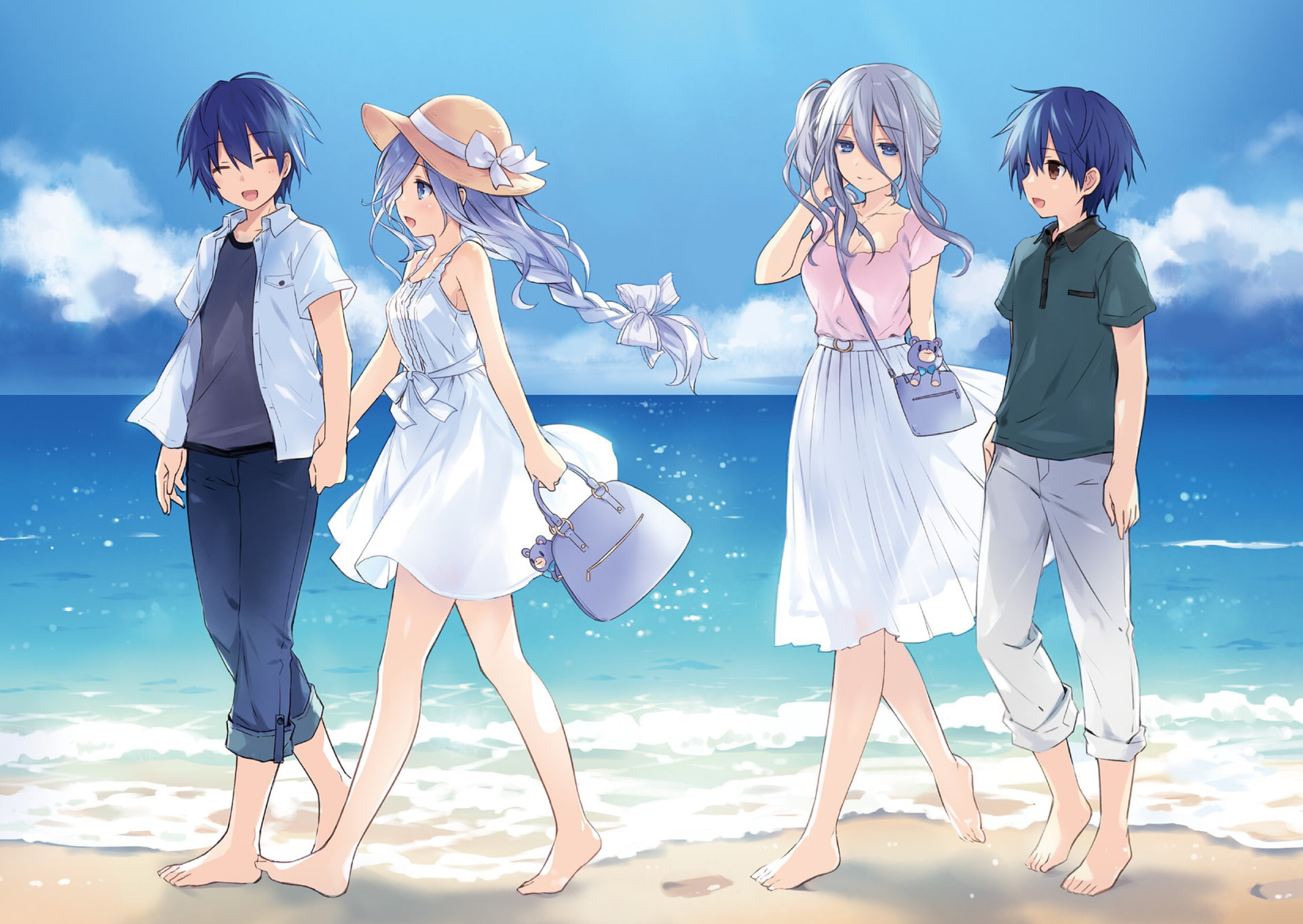 Reine Murasame, Date A Live, Anime, Mio Takamiya, Shido Itsuka, 1080P, HD Wallpaper