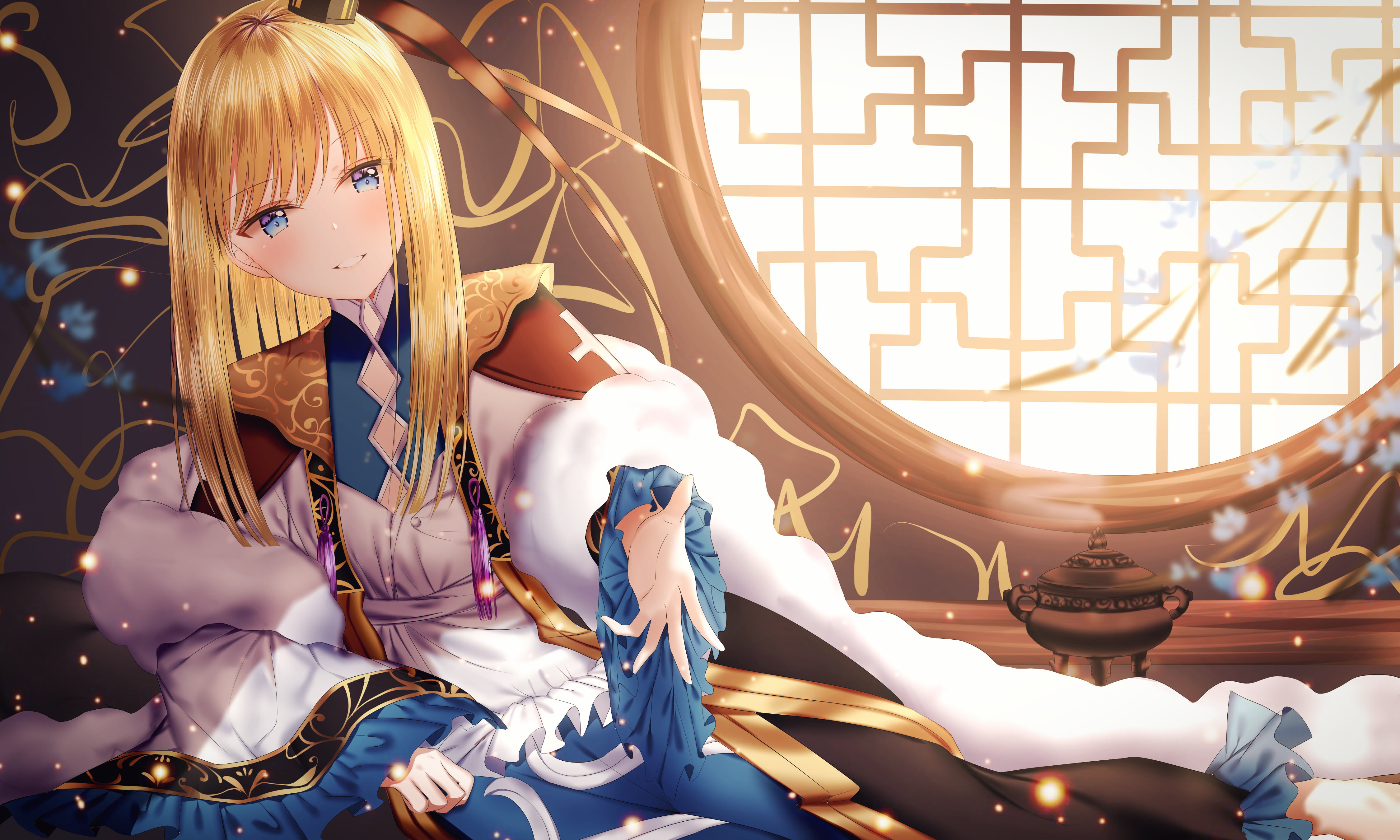 Blonde, Fate/Grand Order, Blue Eyes, Reines El-Melloi Archisorte, Fate Series, 4K, HD Wallpaper