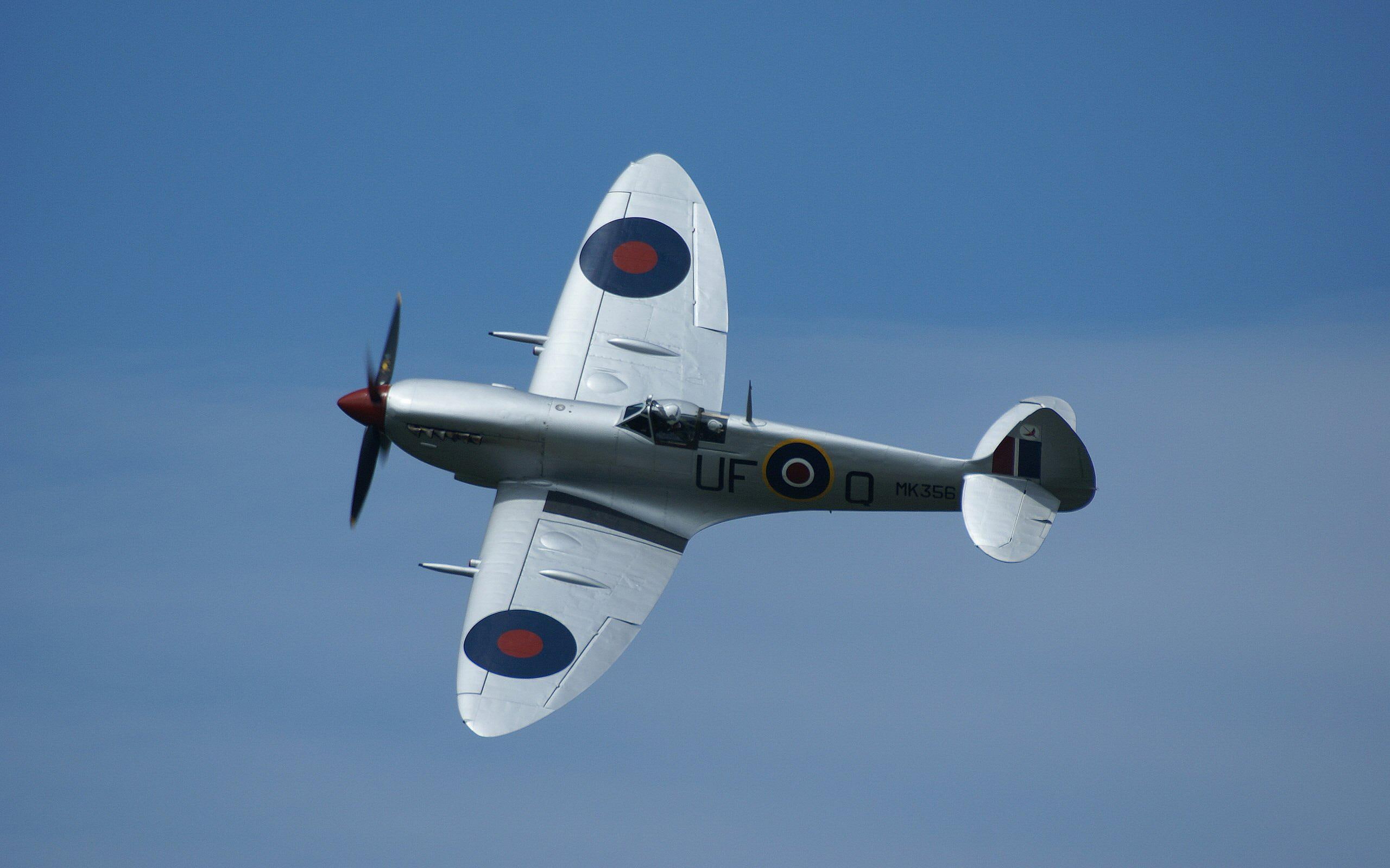mk356, spitfire, aircraft, vintage aircraft, mk, 2K, HD Wallpaper