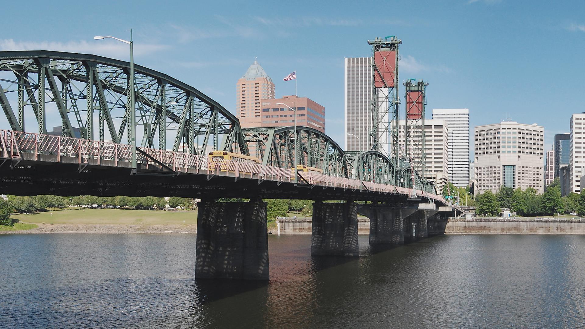 1080P, animals, oregon, 1080p, cityscape, portland, portl, city, bridge, 1920x1080, HD Wallpaper