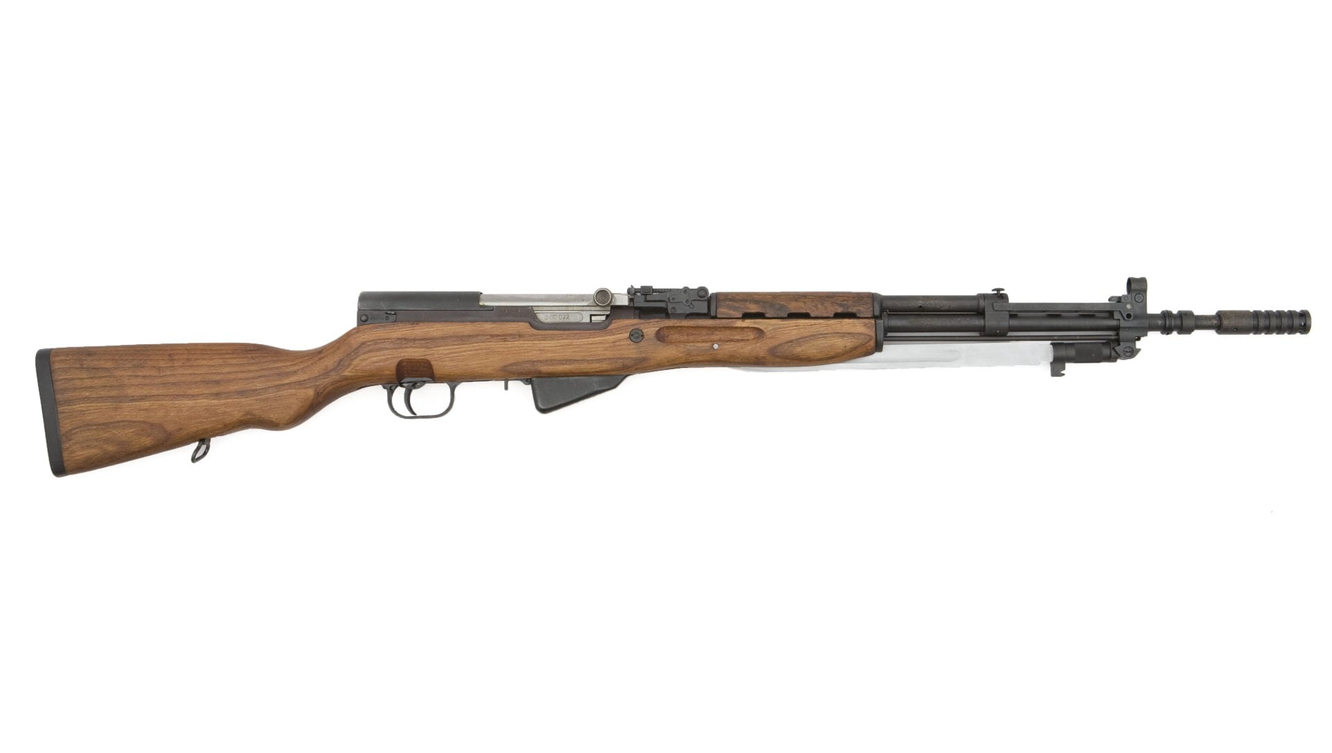 no people, protection, side view, studio shot, indoors, weapon, aggression, wood - material, Yugoslavian Sks, gun, security, Weapons, rifle, still life, HD Wallpaper