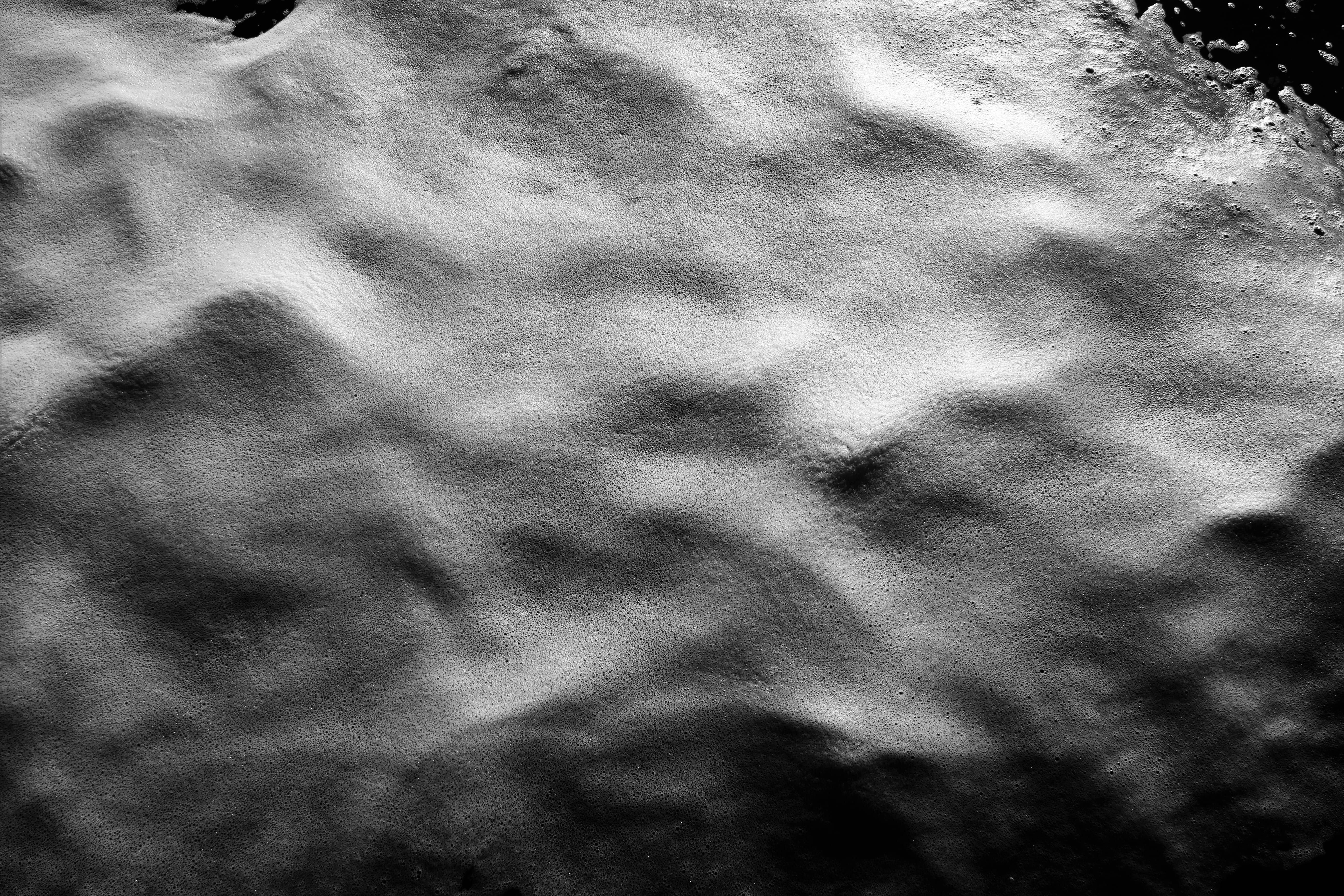 foam, shadows, waves, blackandwhitephotography, marble, built structure, rock, pattern, nature, full frame, black and white, solid, light, bubbles, shadows and light, HD Wallpaper