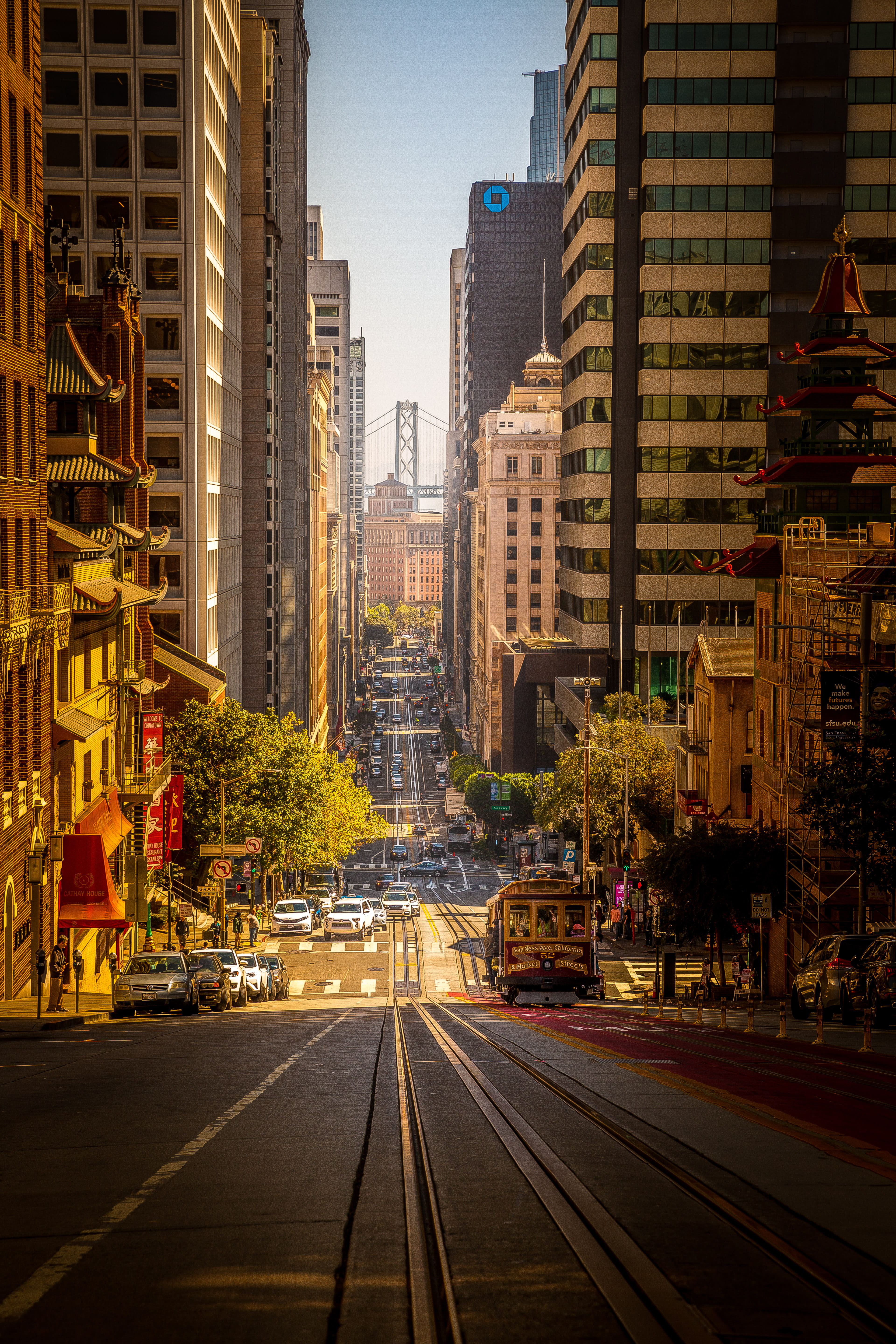 track, public transportation, asphalt, office building exterior, cityscape, railroad track, architecture, no people, Tramway, tall - high, road, mode of transportation, Phone HD Wallpaper