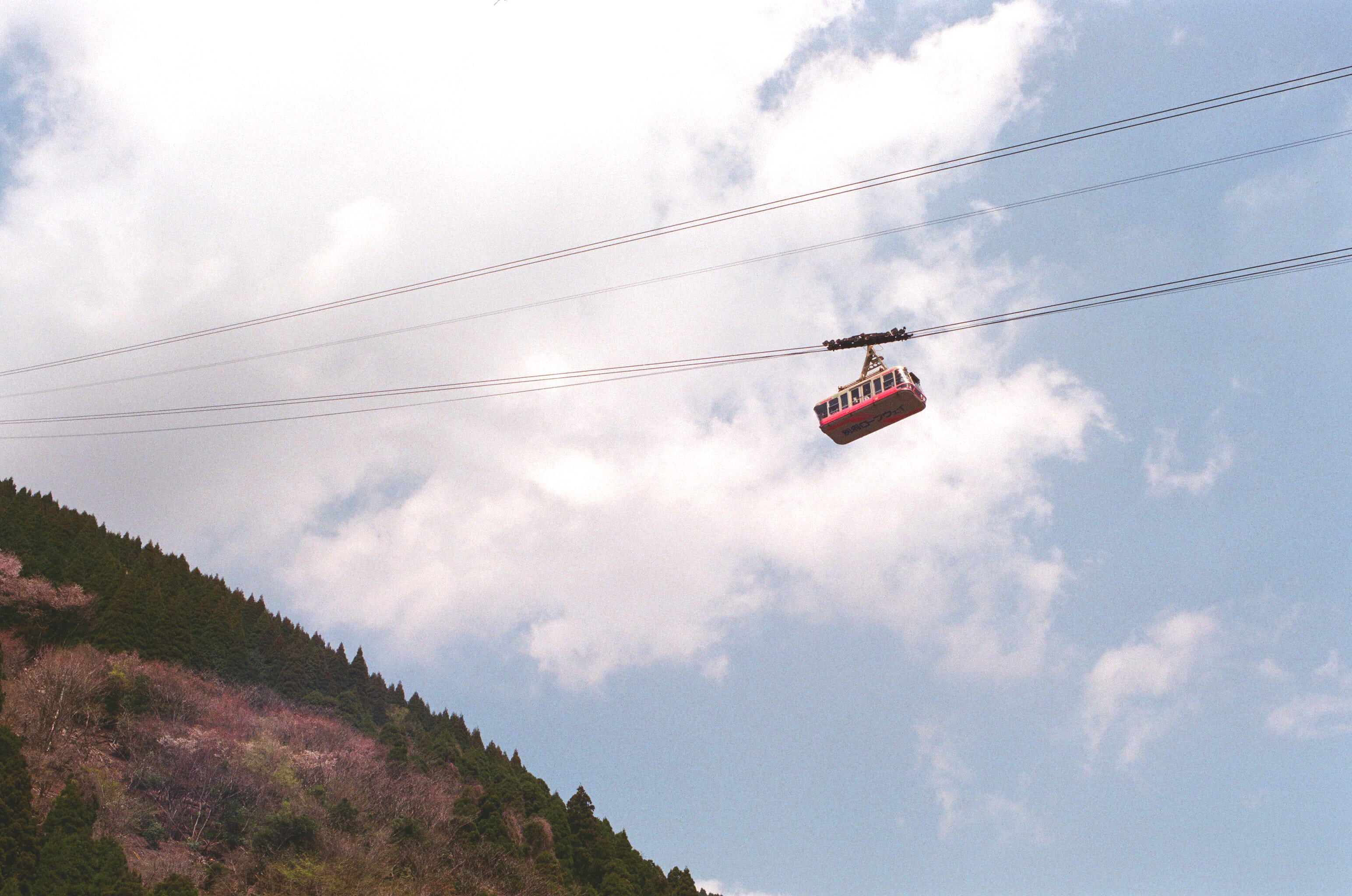 cable, car, travel, sky, 2K, daylight, flying, electricity, air, connection, sign, adventure, tree, outdoors, transportation, blue, transportation system, HD Wallpaper