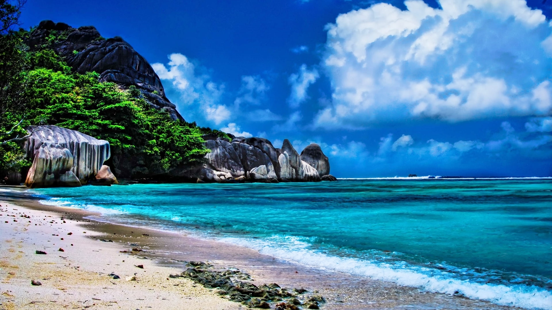 anse, desktop, hd, 1080P, digue, background, isl, beach, la, HD Wallpaper