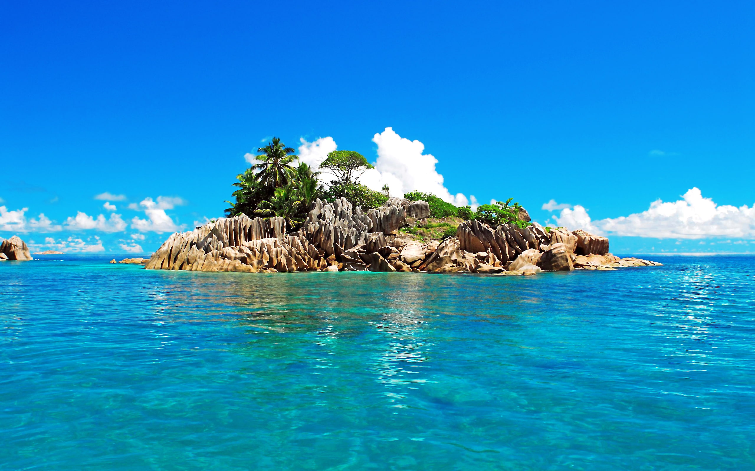 Seychelles, 2K, St. Pierre Island, HD Wallpaper