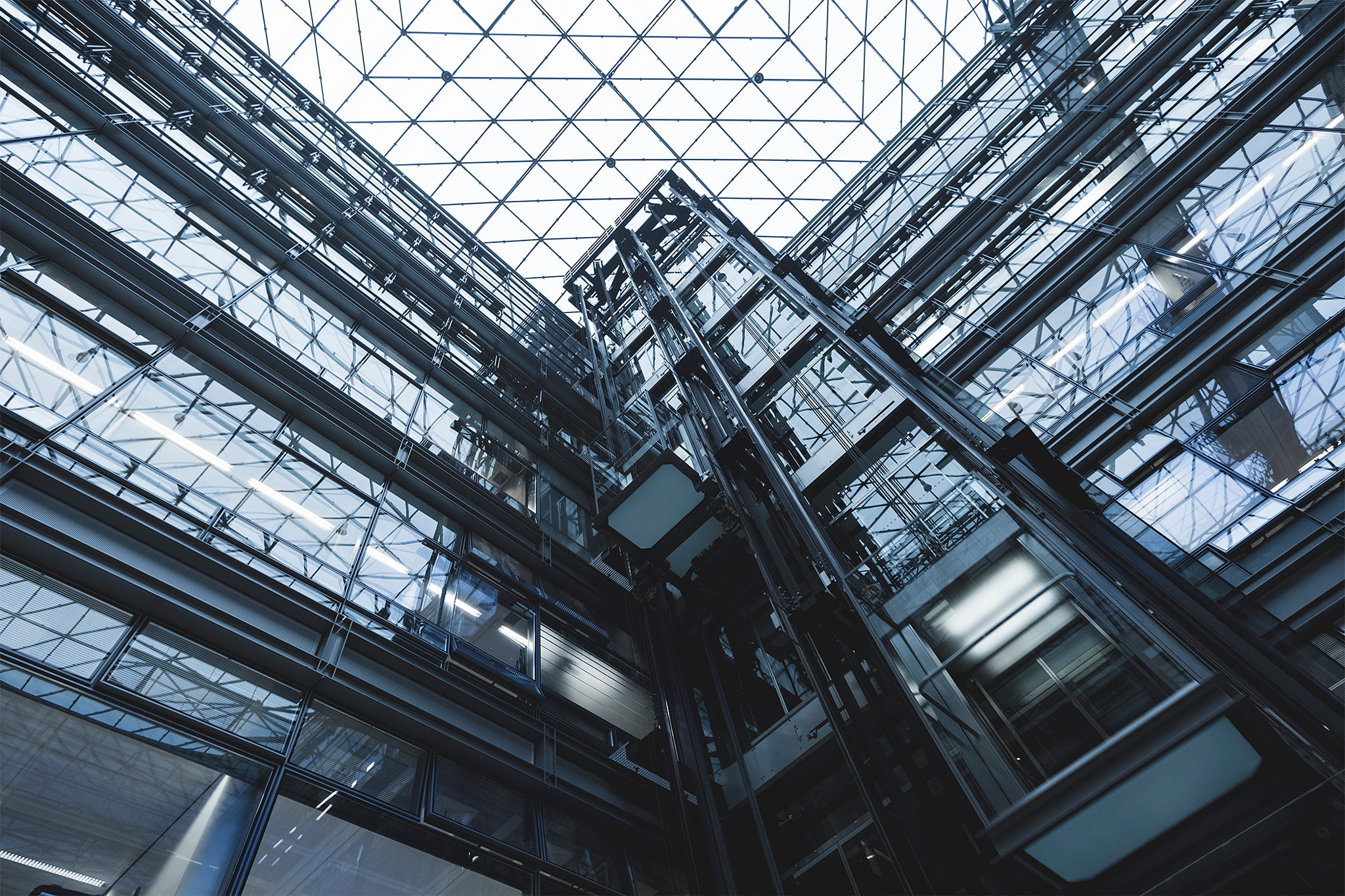 Claudio De Sat, Modern, architecture, 1080P, Elevator, building, HD Wallpaper