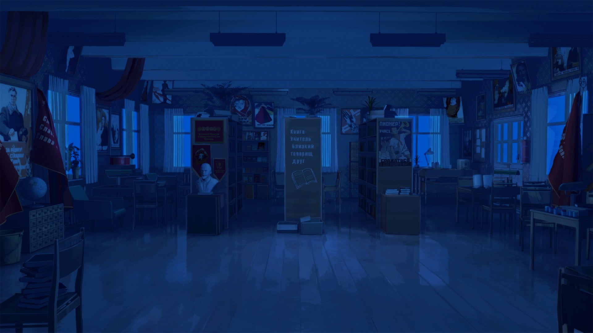 people, built structure, empty, flooring, white, night, literature, wooden, cabinet, real people, lighting equipment, architecture, business, 1080P, ArseniXC, HD Wallpaper