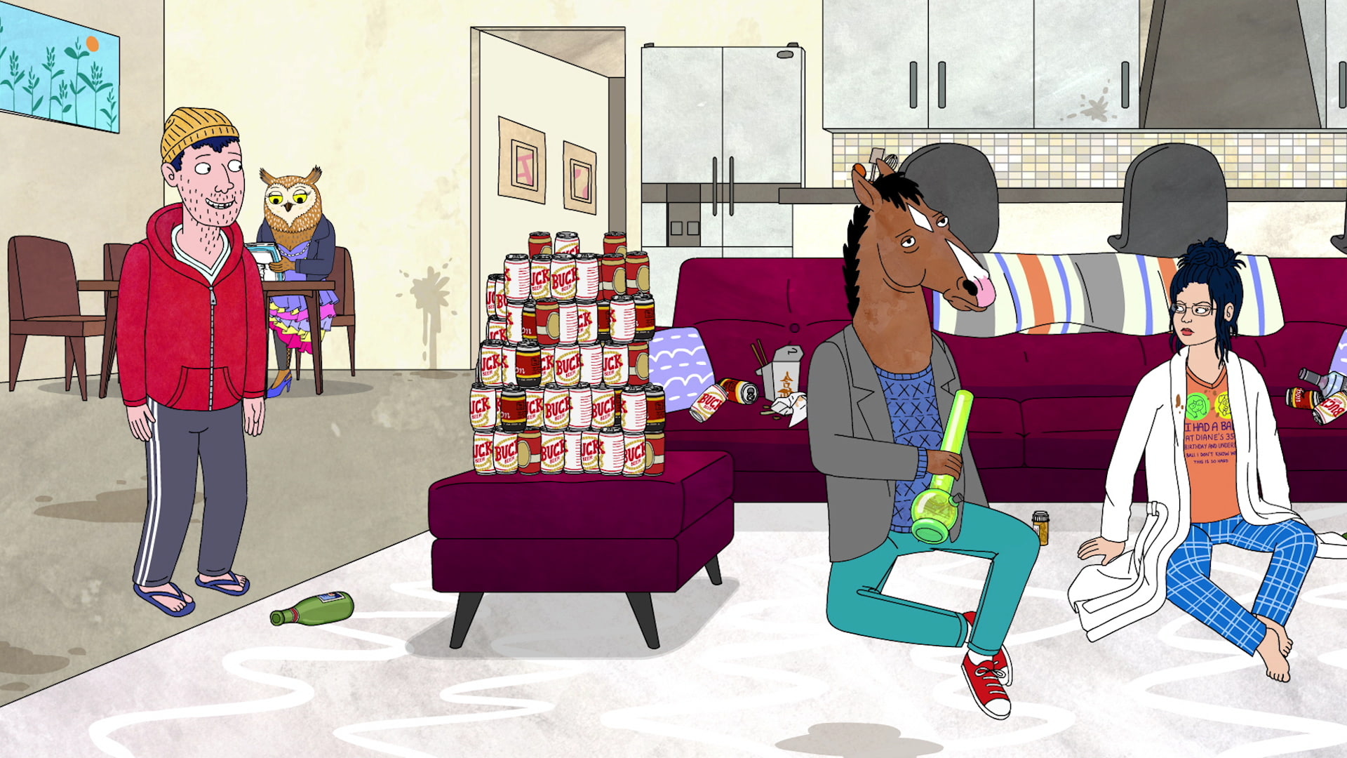 1080P, BoJack Horseman, Todd Chavez, Wanda Pierce, Diane Nguyen, TV Show, HD Wallpaper