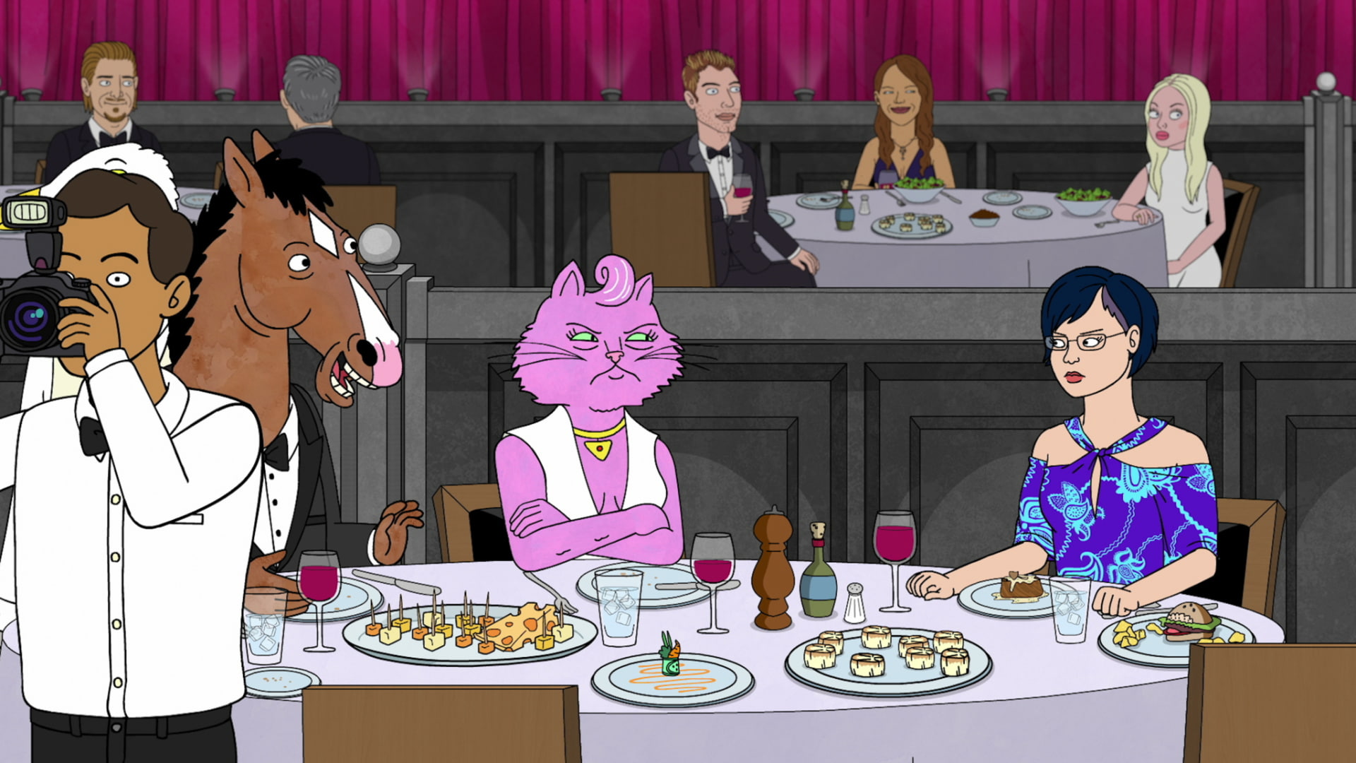 1080P, TV Show, BoJack Horseman, Diane Nguyen, Princess Carolyn, HD Wallpaper