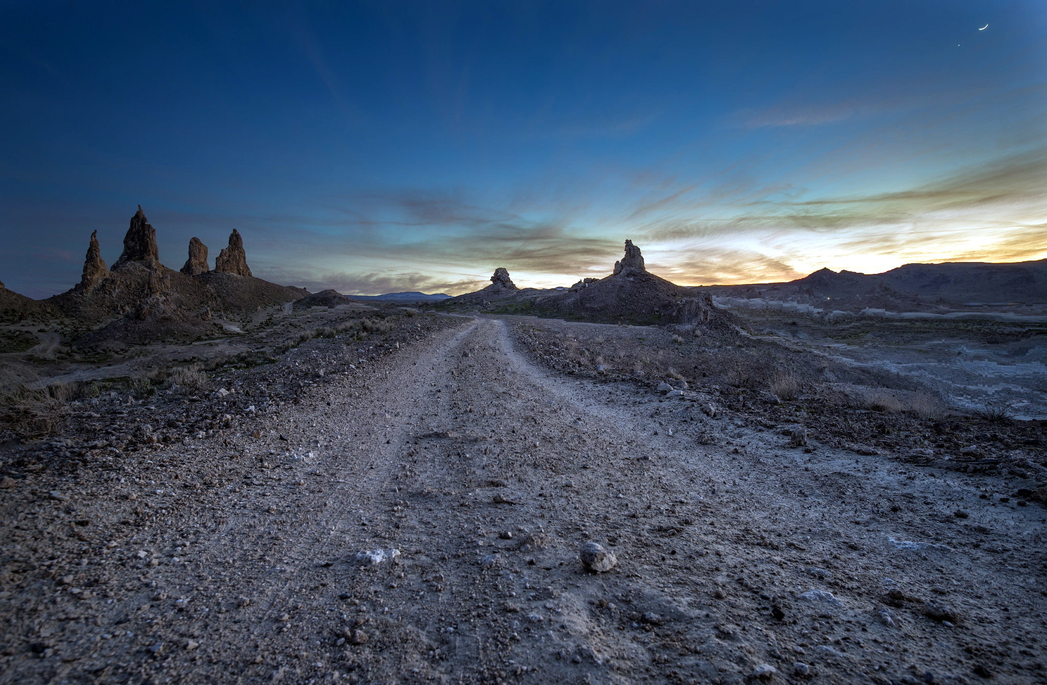 Mojave Desert, landscape, Trona Pinnacles, 1080P, HD Wallpaper