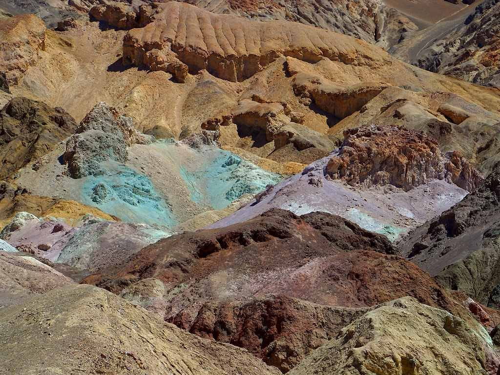 tranquil scene, idyllic, 480P, mountain, hot, solid, rock - object, color, usa, no people, environment, landscape, eroded, earth, dry, desert, minerals, HD Wallpaper