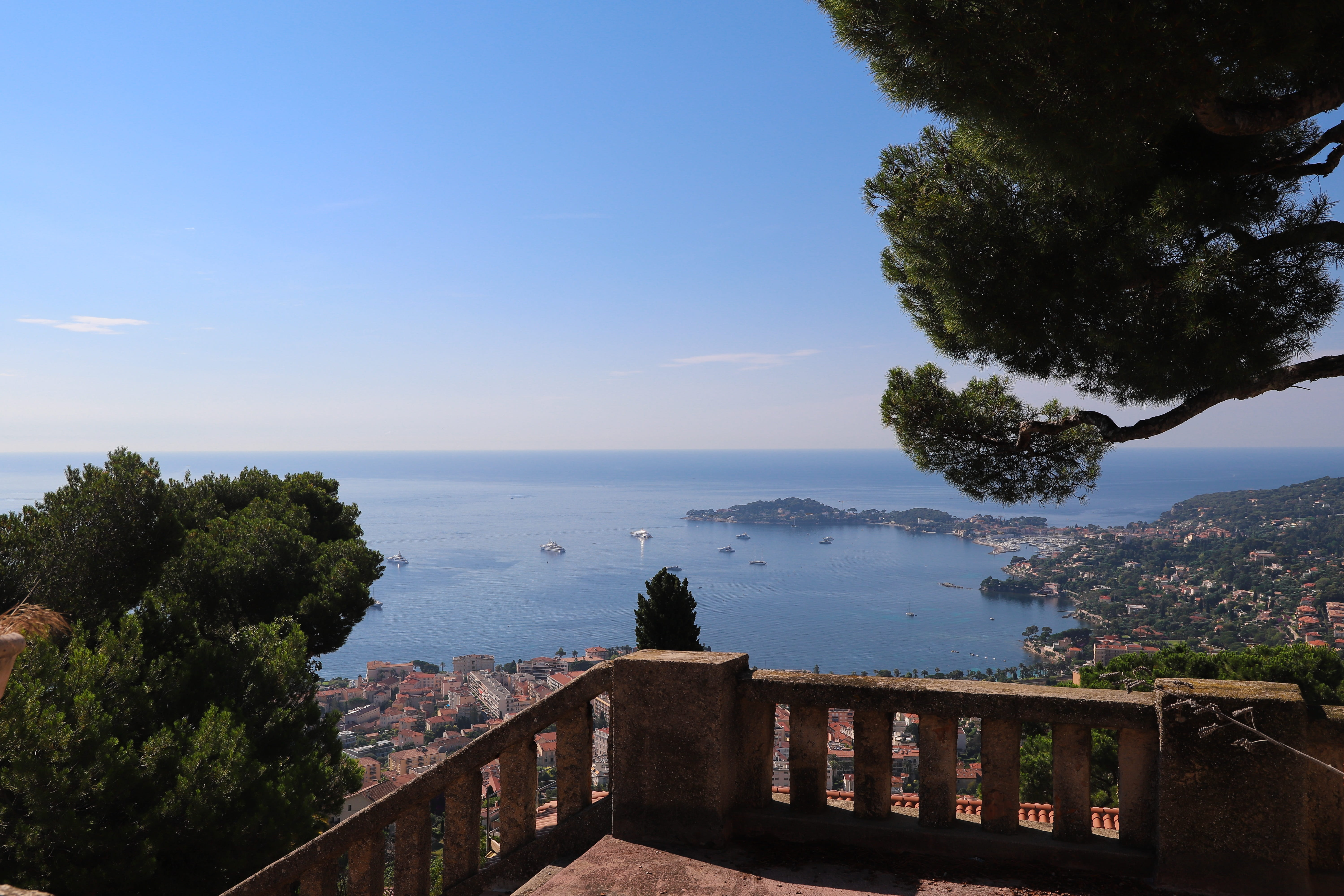 high angle view, holiday, france, monte carlo, no people, the mediterranean sea, sky, paradise, 5K, scenics - nature, horizon over water, tranquility, HD Wallpaper