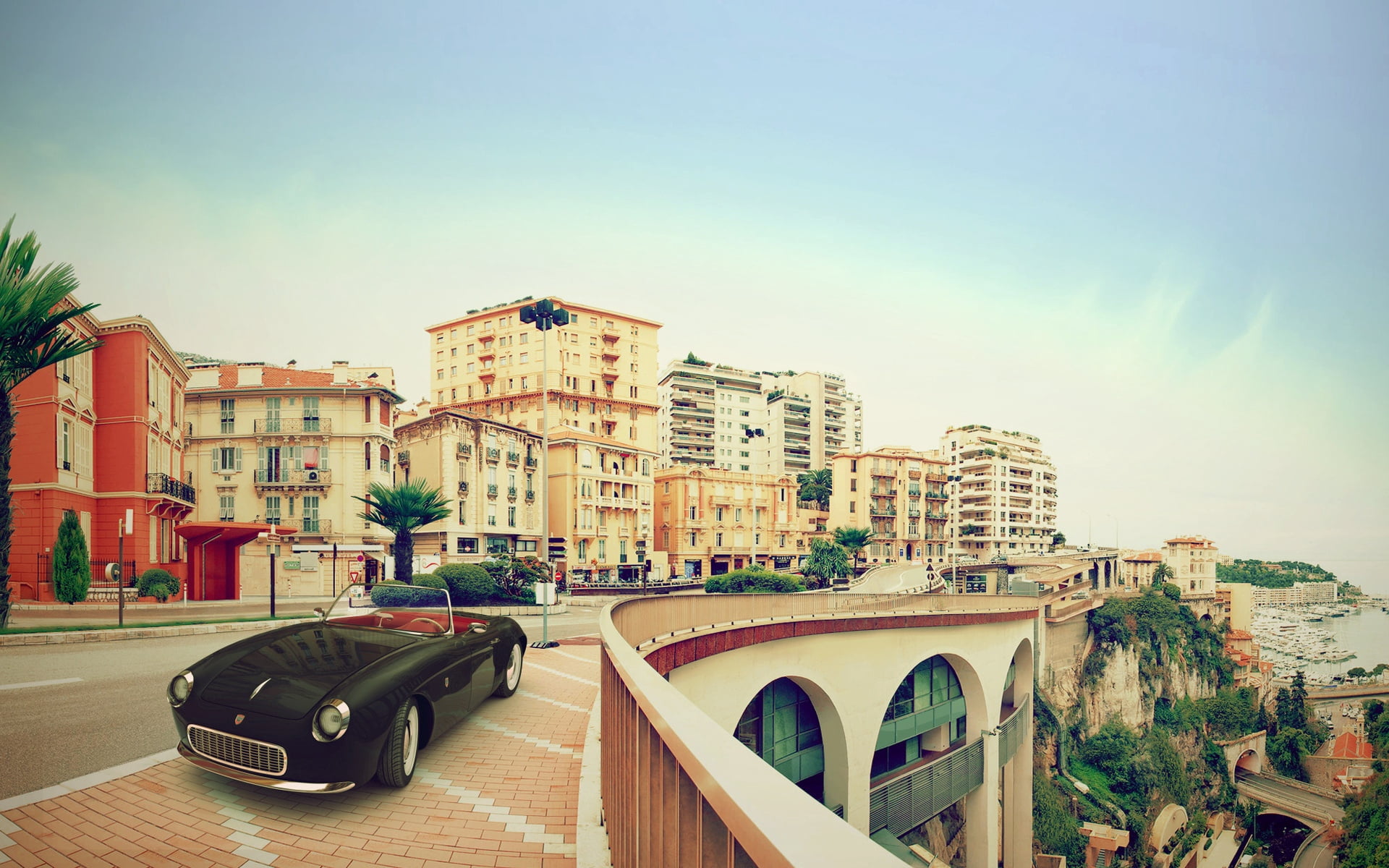 house, car, journey, built Structure, mode of Transport, building Exterior, 1972, europe, bridge - Man Made Structure, cityscape, urban Skyline, history, HD Wallpaper