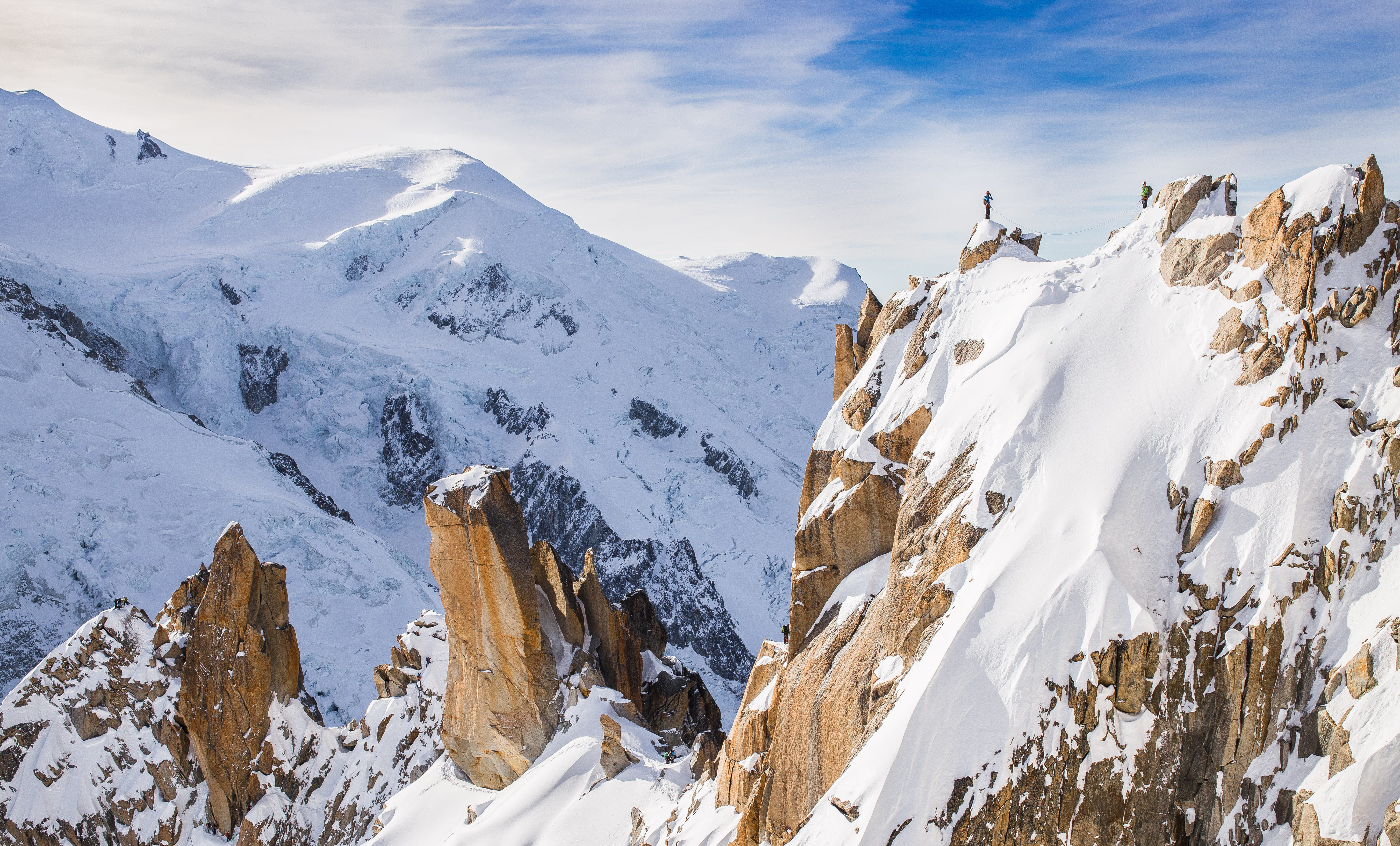 tree, beauty in nature, rocky, environment, outdoors, sky, chamonix, summit, mountains, climber, no people, snowcapped mountain, cold, winter, mountain, HD Wallpaper