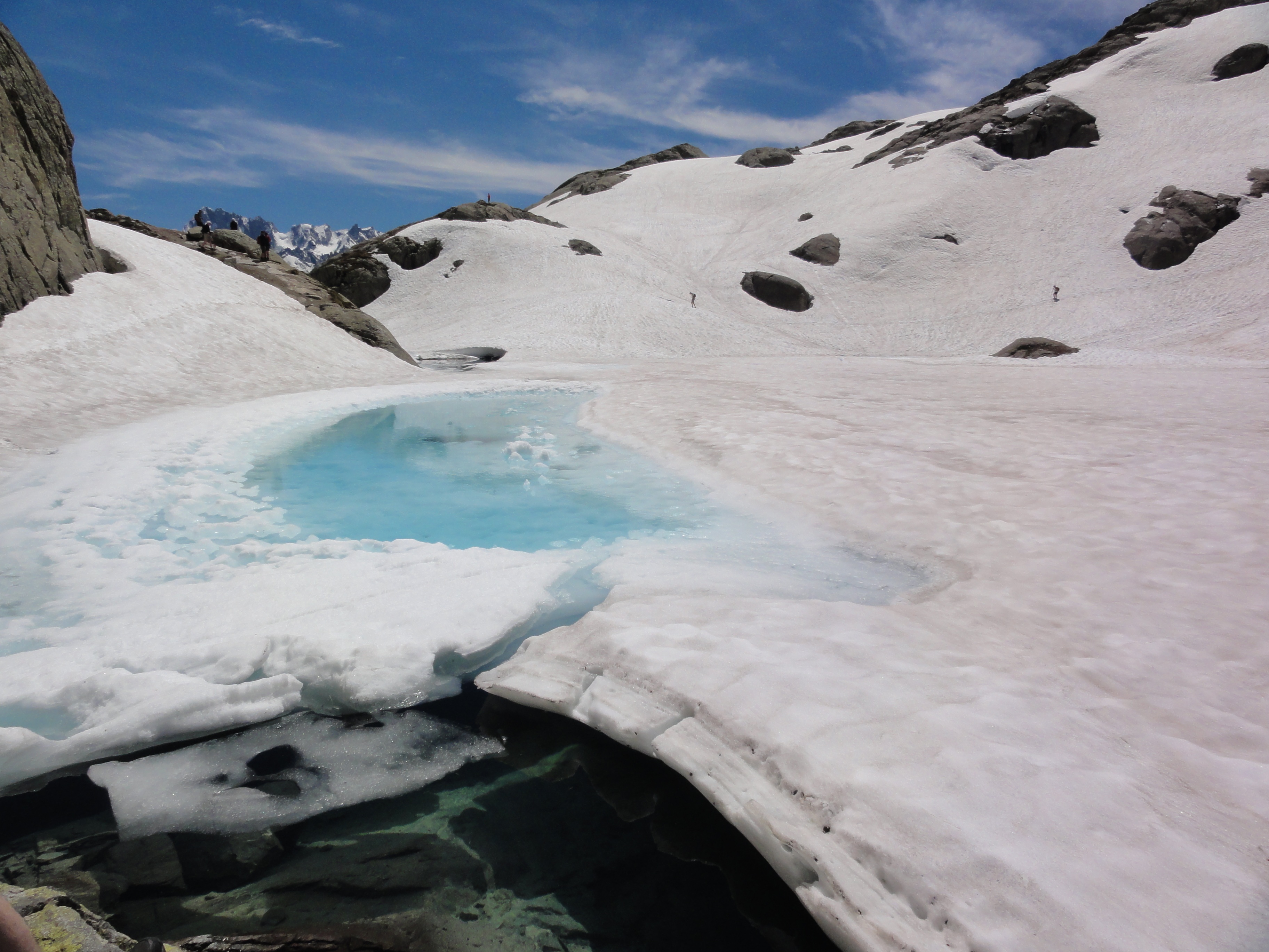 tranquility, ice, environment, snowcapped mountain, nature, hot spring, tranquil scene, cloud - sky, white color, france, scenics - nature, blanc, no people, HD Wallpaper
