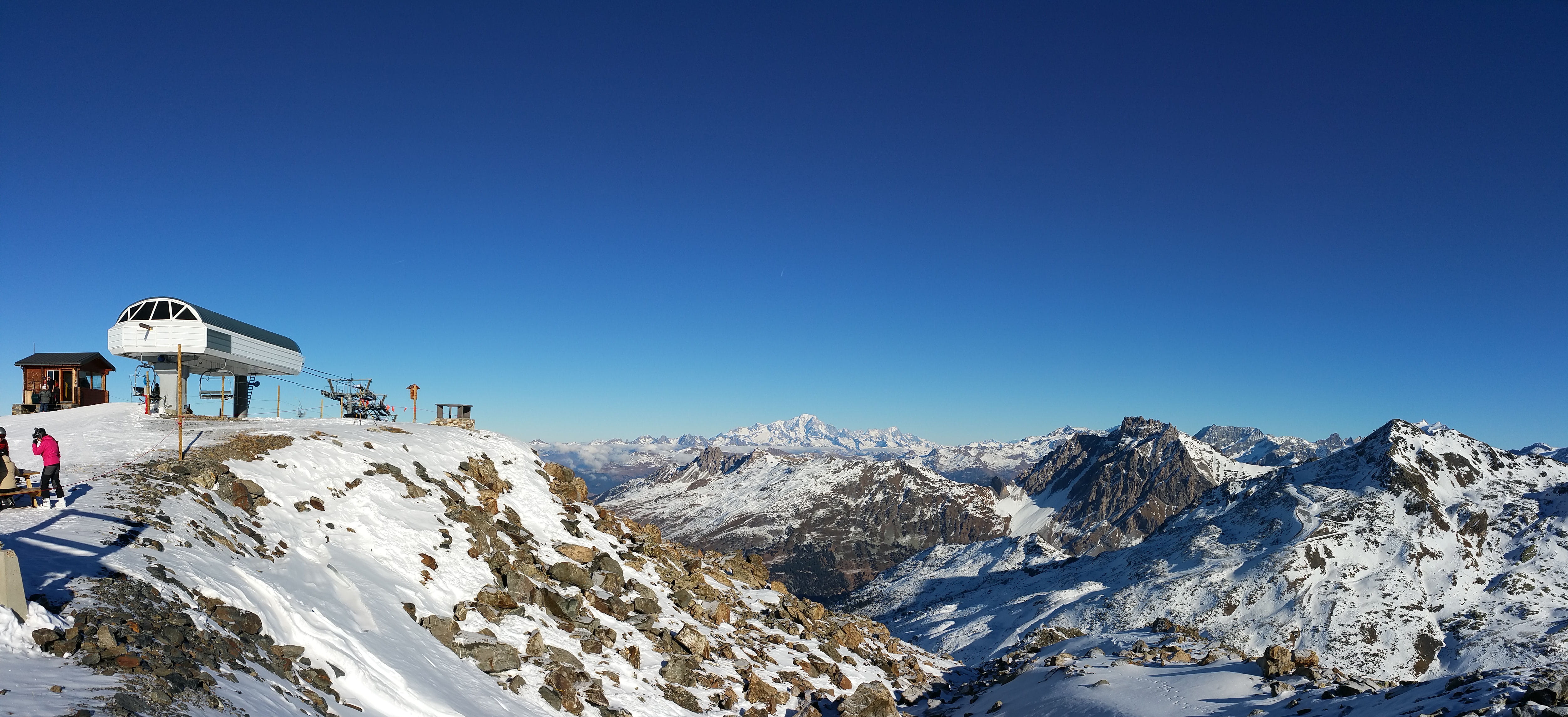 day, mont blanc, méribel-mottaret, 4K, beauty in nature, scenics - nature, france, architecture, outdoors, meribel, mountain peak, mountain range, environment, HD Wallpaper