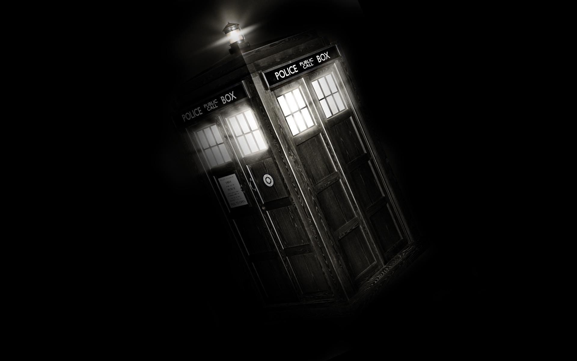 1080P, police, box, tardis, tv shows, doctor who, booth, 1920x1200, brown, HD Wallpaper