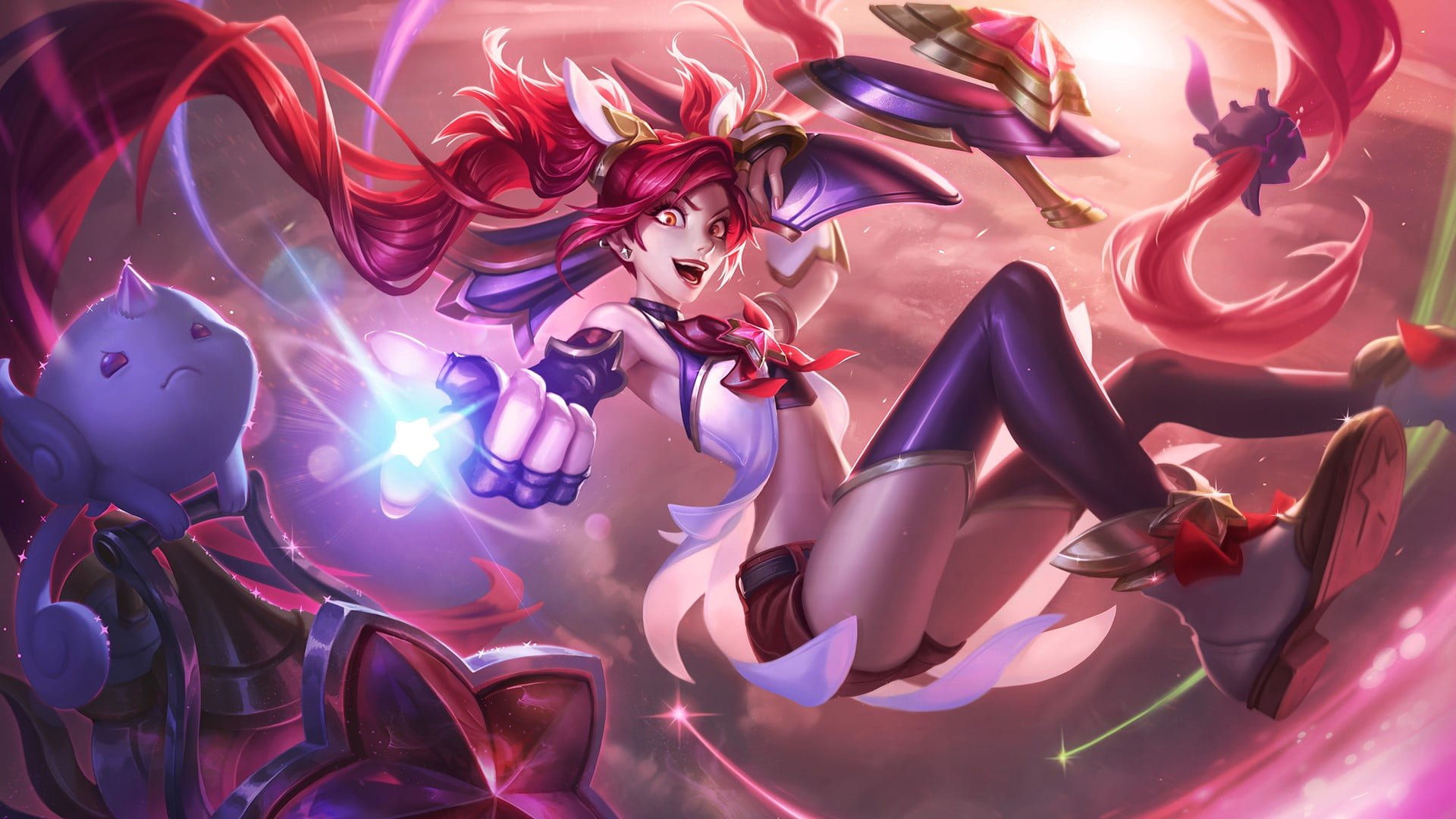 indoors, multi colored, League of Legends, close-up, Jinx (League of Legends), representation, large group of objects, high angle view, illuminated, sweet, HD Wallpaper